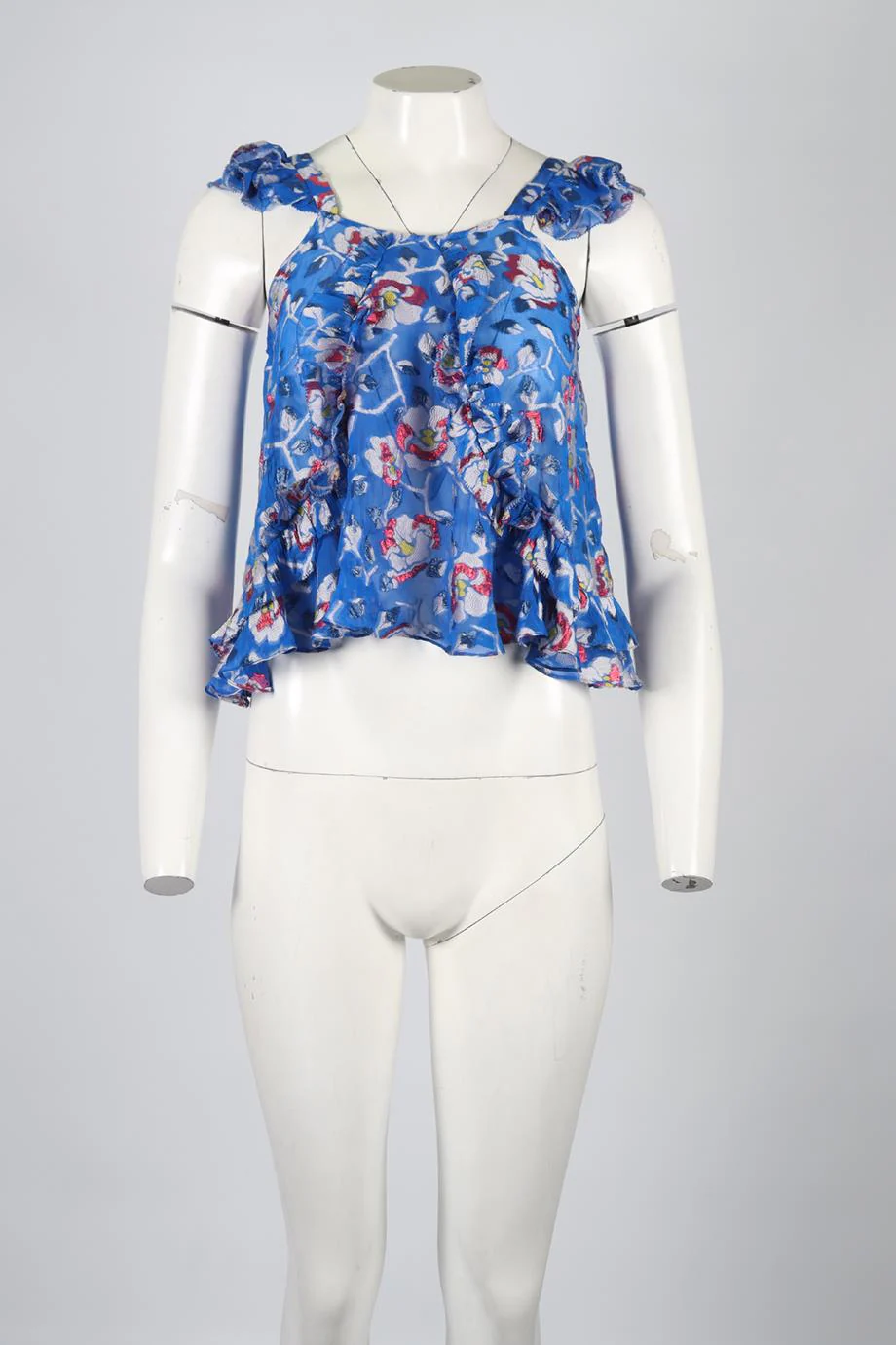 ISABEL MARANT SILK BLEND TOP FR 36 UK 8 - Image 2