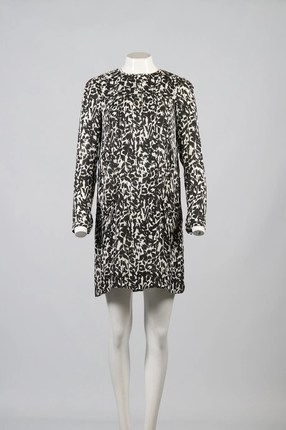 ISABEL MARANT SILK MINI DRESS FR 38 UK 10 - Image 2
