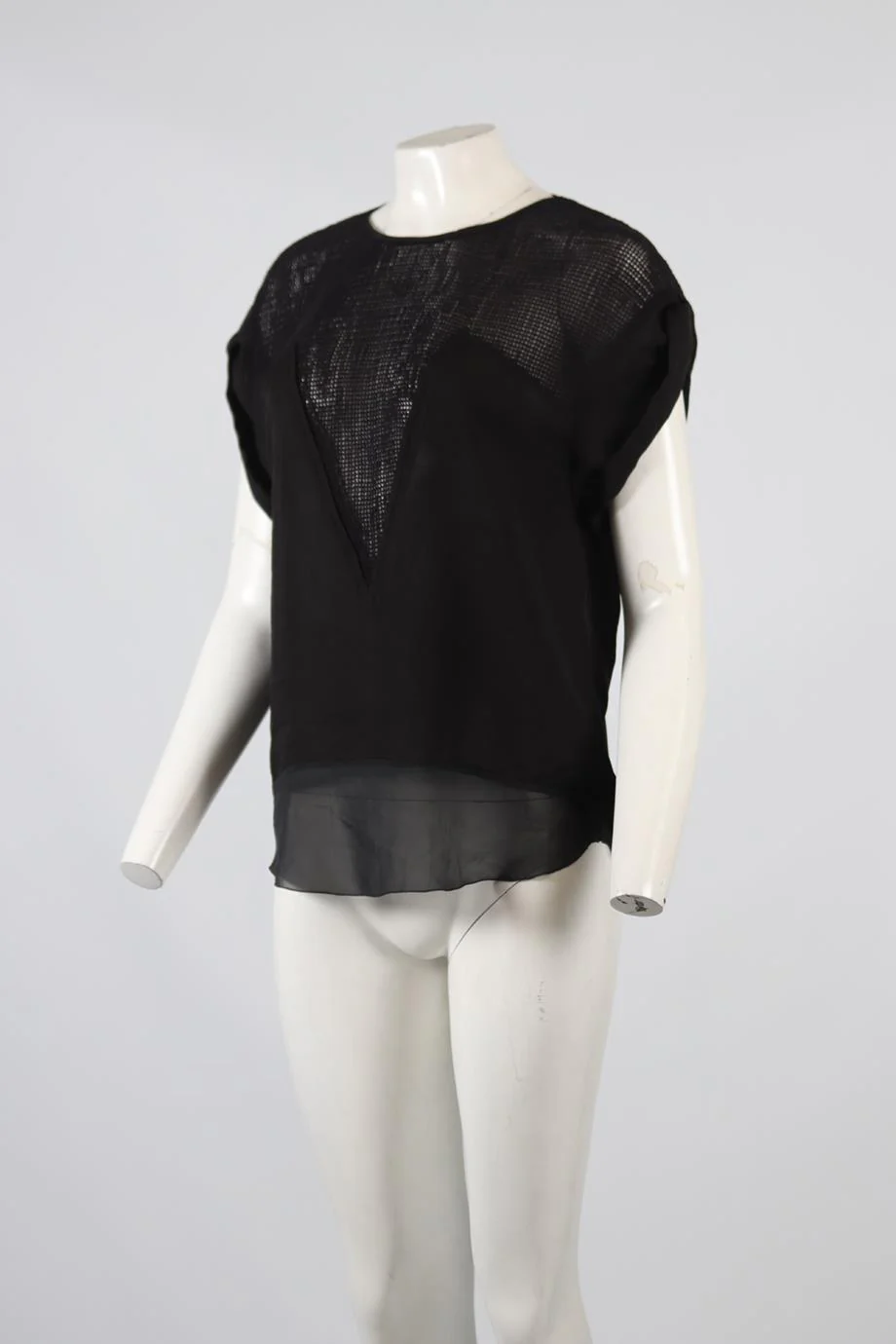 ISABEL MARANT SILK TOP FR 38 UK 10 - Image 3