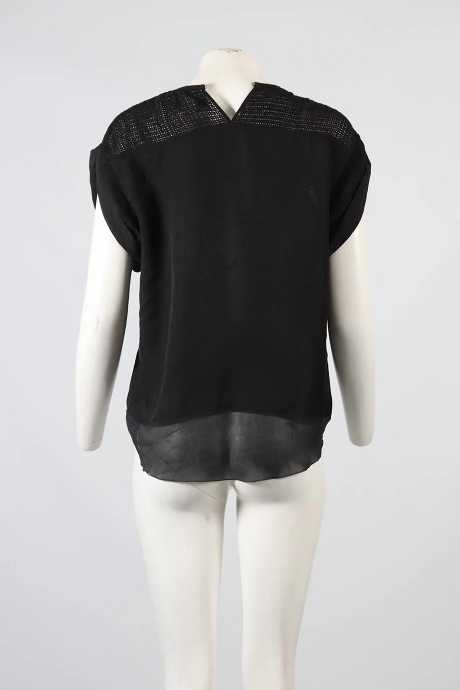 ISABEL MARANT SILK TOP FR 38 UK 10 - Image 4