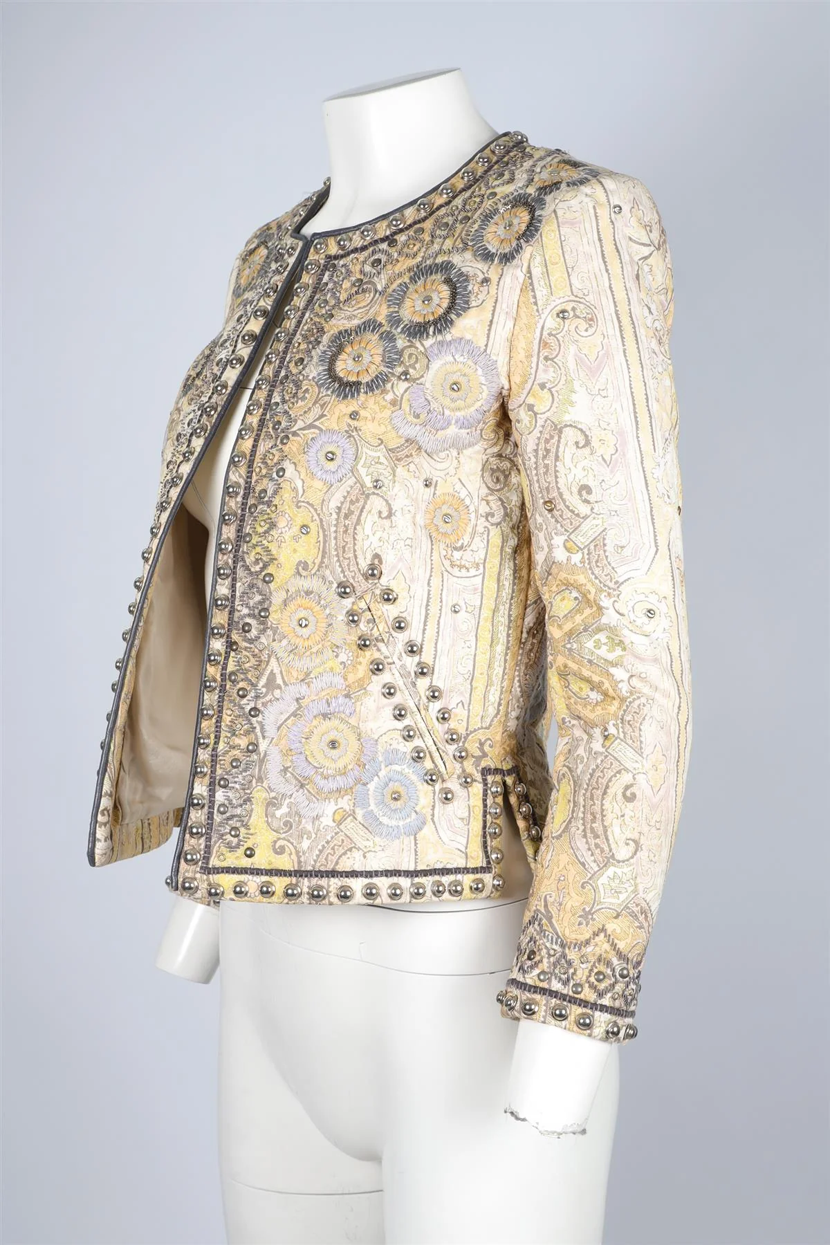 ISABEL MARANT YELLOW COTTON JACKET FR 38 UK 10 - Image 3