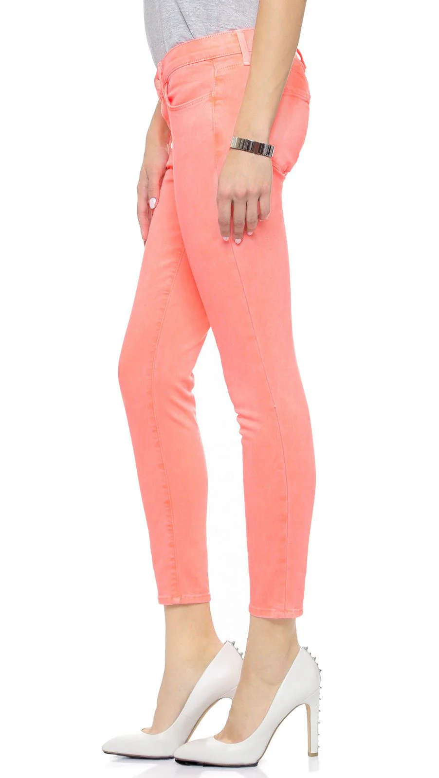 J BRAND 8312 CROPPED RAIL FLAMINGO JEANS W25 UK 6/8 - Image 10