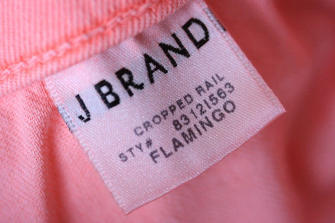 J BRAND 8312 CROPPED RAIL FLAMINGO JEANS W25 UK 6/8 - Image 5