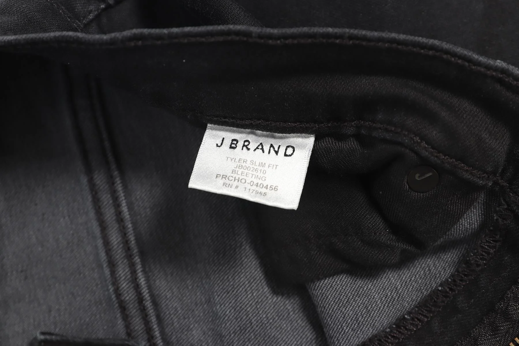 J BRAND BLACK MEN'S SLIM LEG JEANS SMALL - Image 3