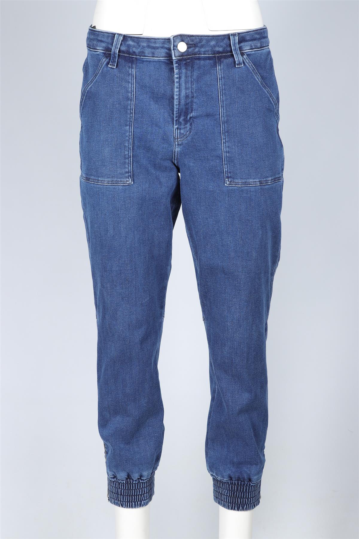 J BRAND BLUE DENIM TAPERED PANTS W29 UK 10-12 - Image 2