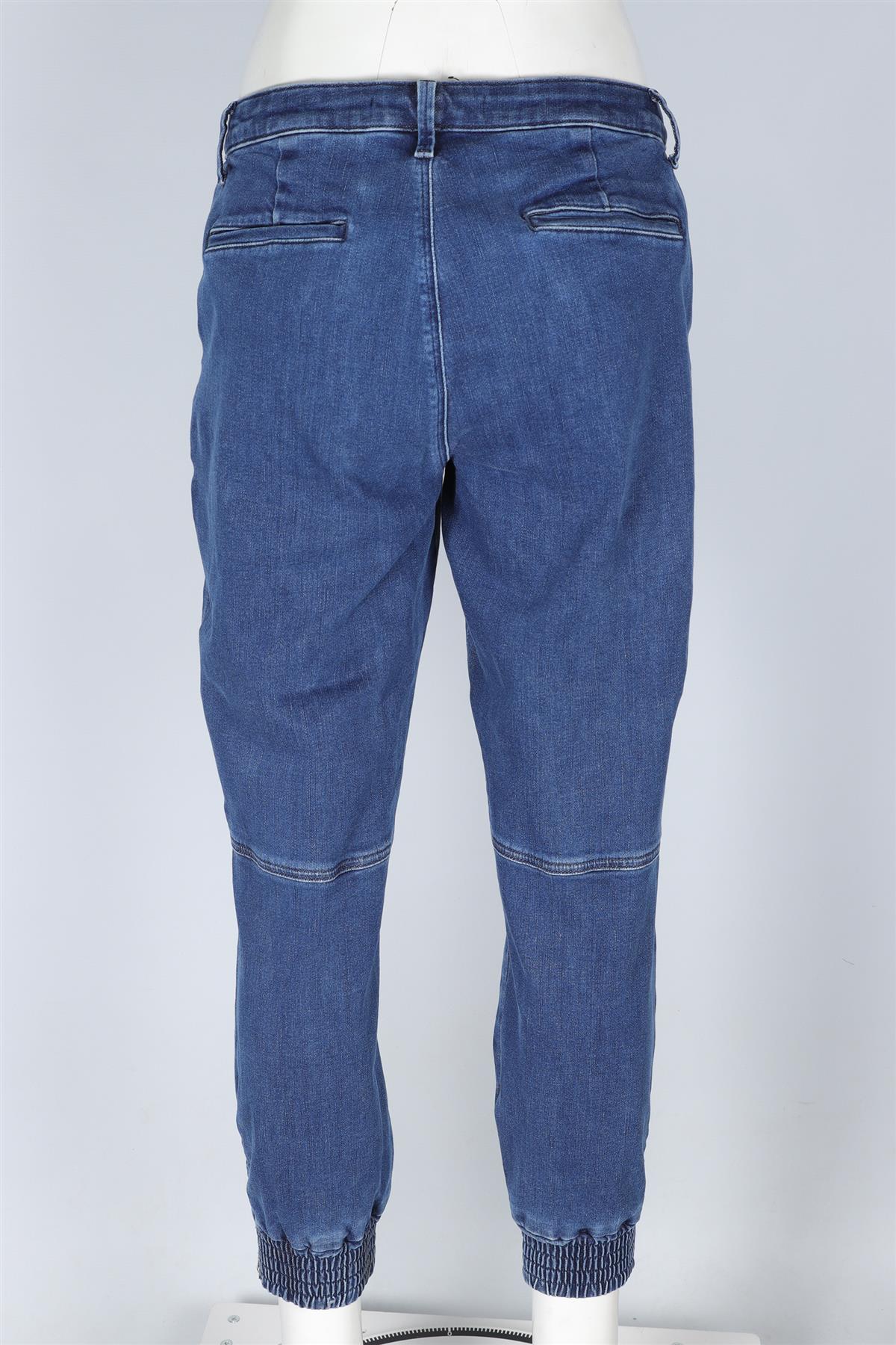 J BRAND BLUE DENIM TAPERED PANTS W29 UK 10-12 - Image 4