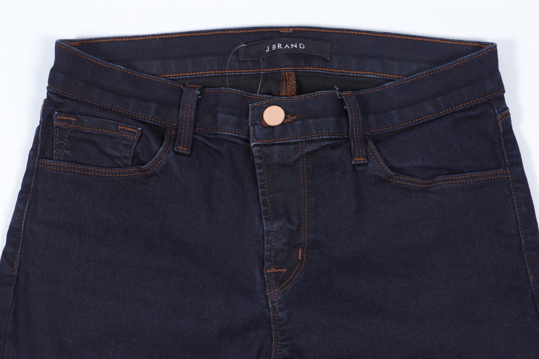 J BRAND BLUE HIGH RISE SKINNY JEANS W27 UK 8-10 - Image 3