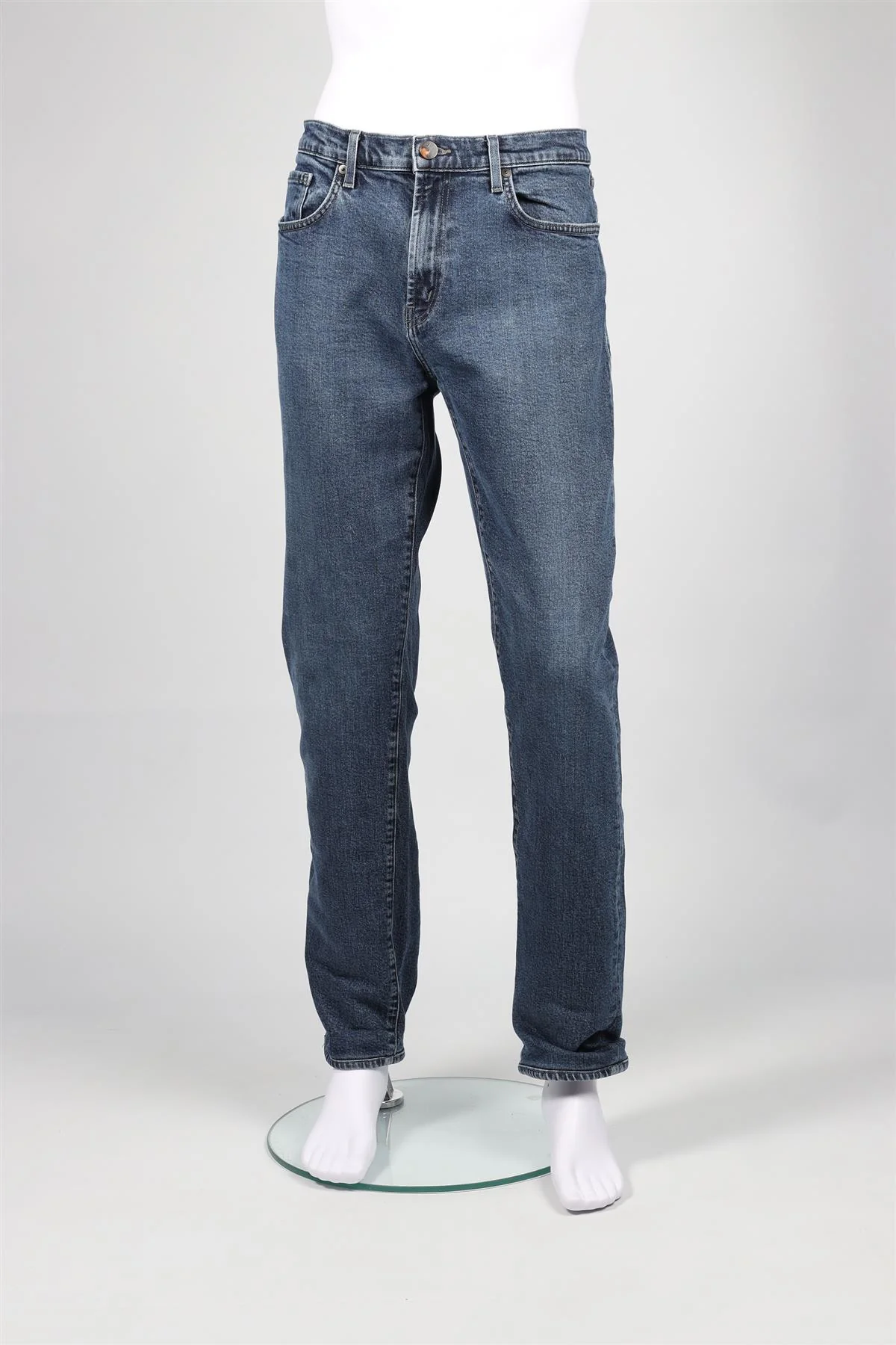 J BRAND BLUE MEN'S STRAIGHT LEG JEANS W 38 - Image 2