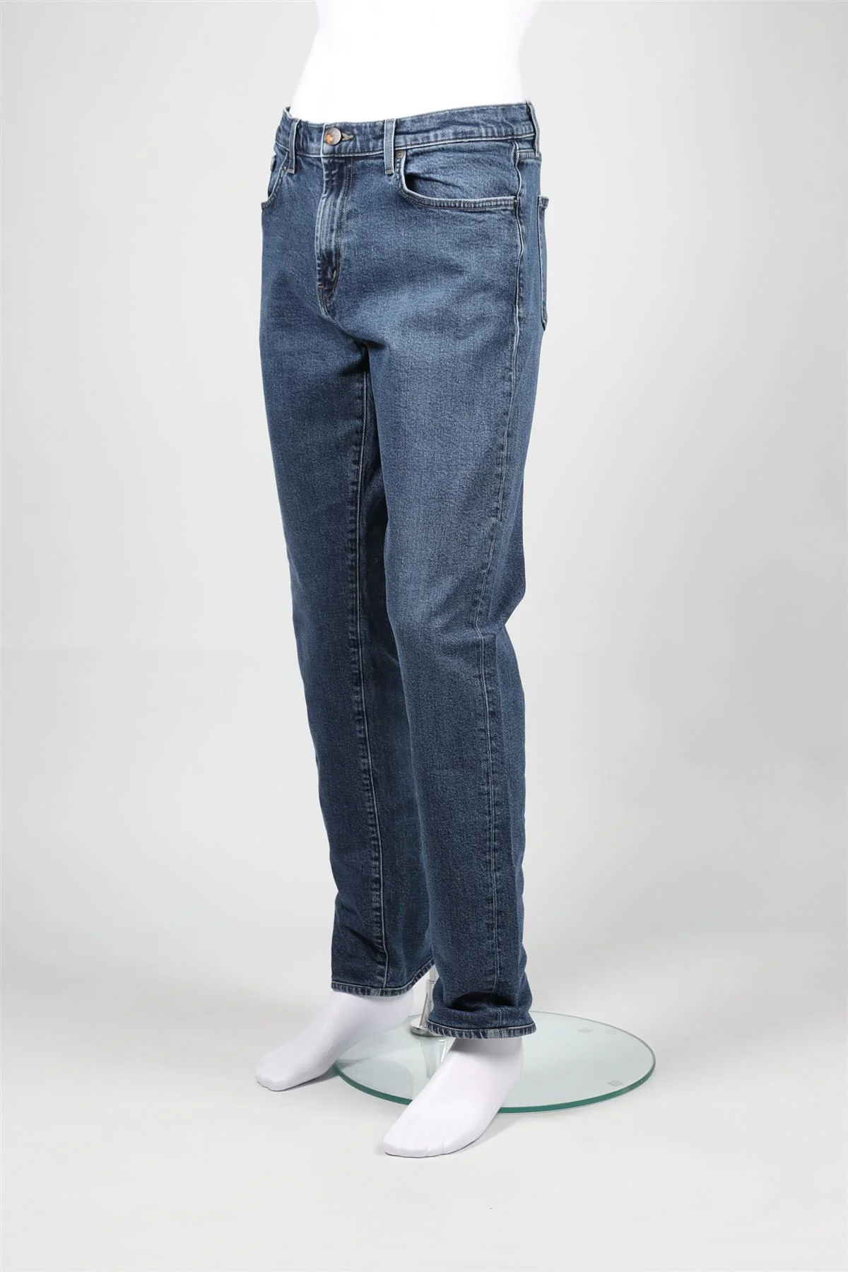 J BRAND BLUE MEN'S STRAIGHT LEG JEANS W 38 - Image 3