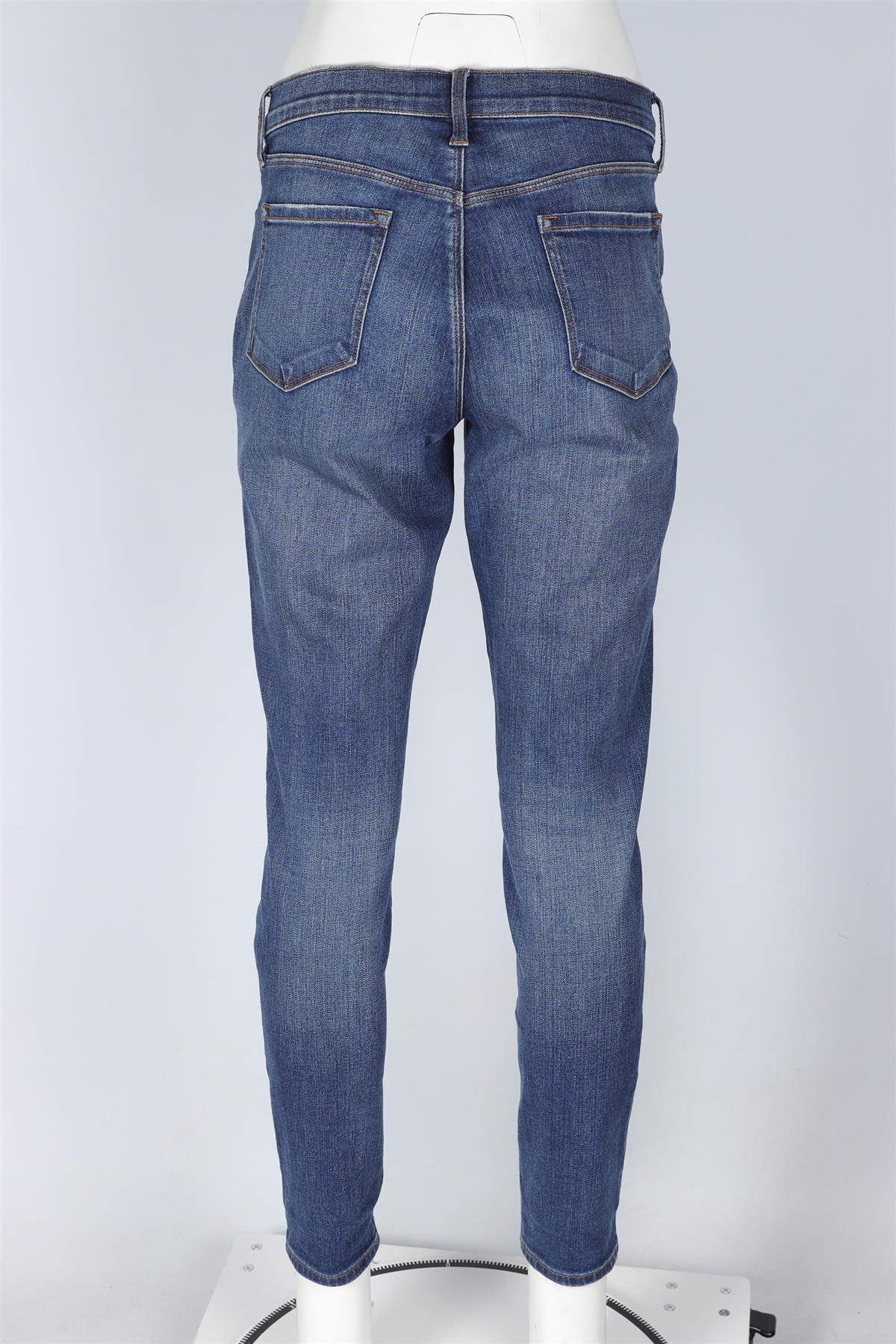 J BRAND BLUE MID RISE SKINNY JEANS W32 UK 14 - Image 4