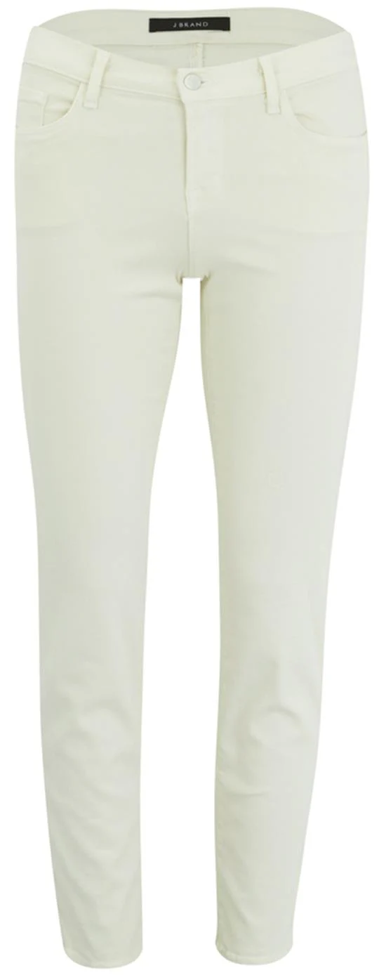 J BRAND CROPPED RAIL MID RISE SKINNY JEANS IN TROPEZ W25 UK 6/8