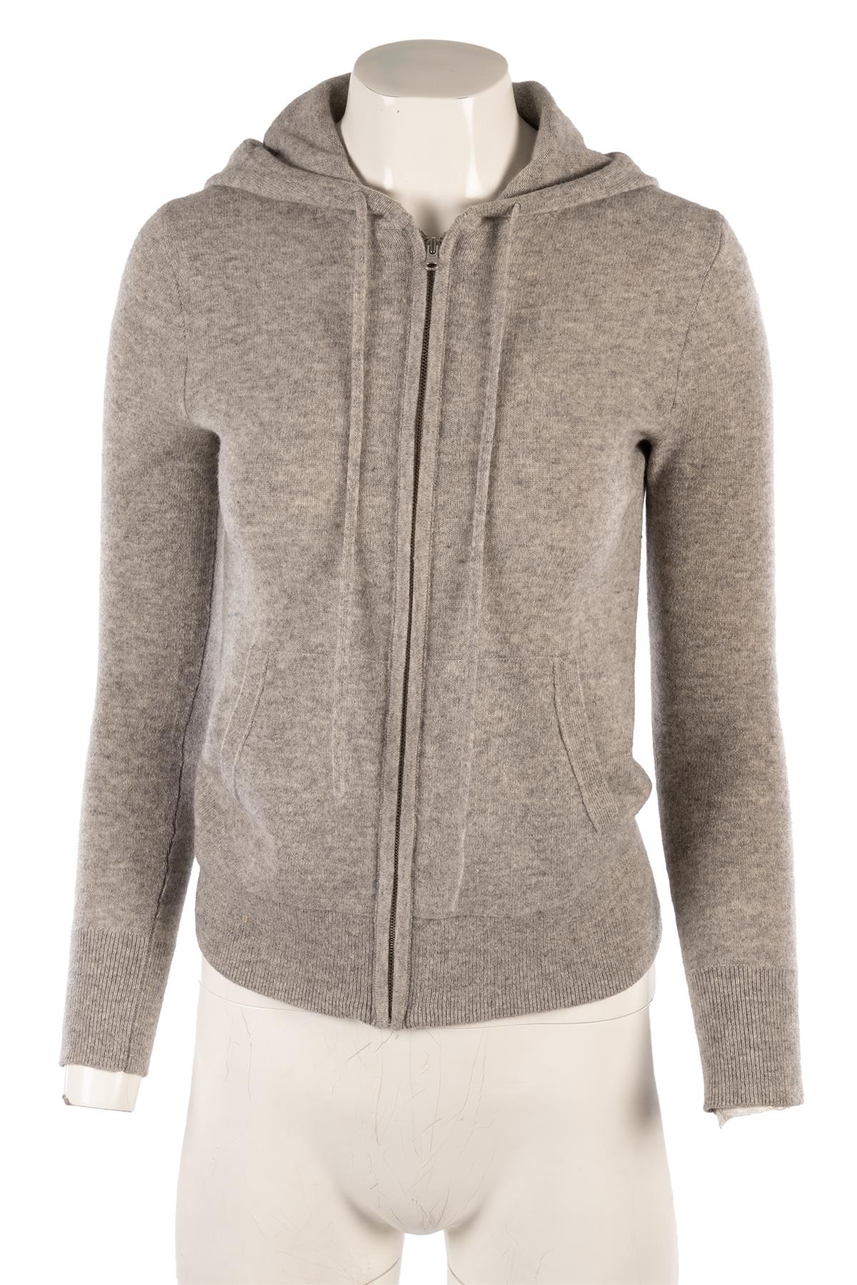 J.CREW GREY CASHMERE HOODIE XSMALL - Image 2