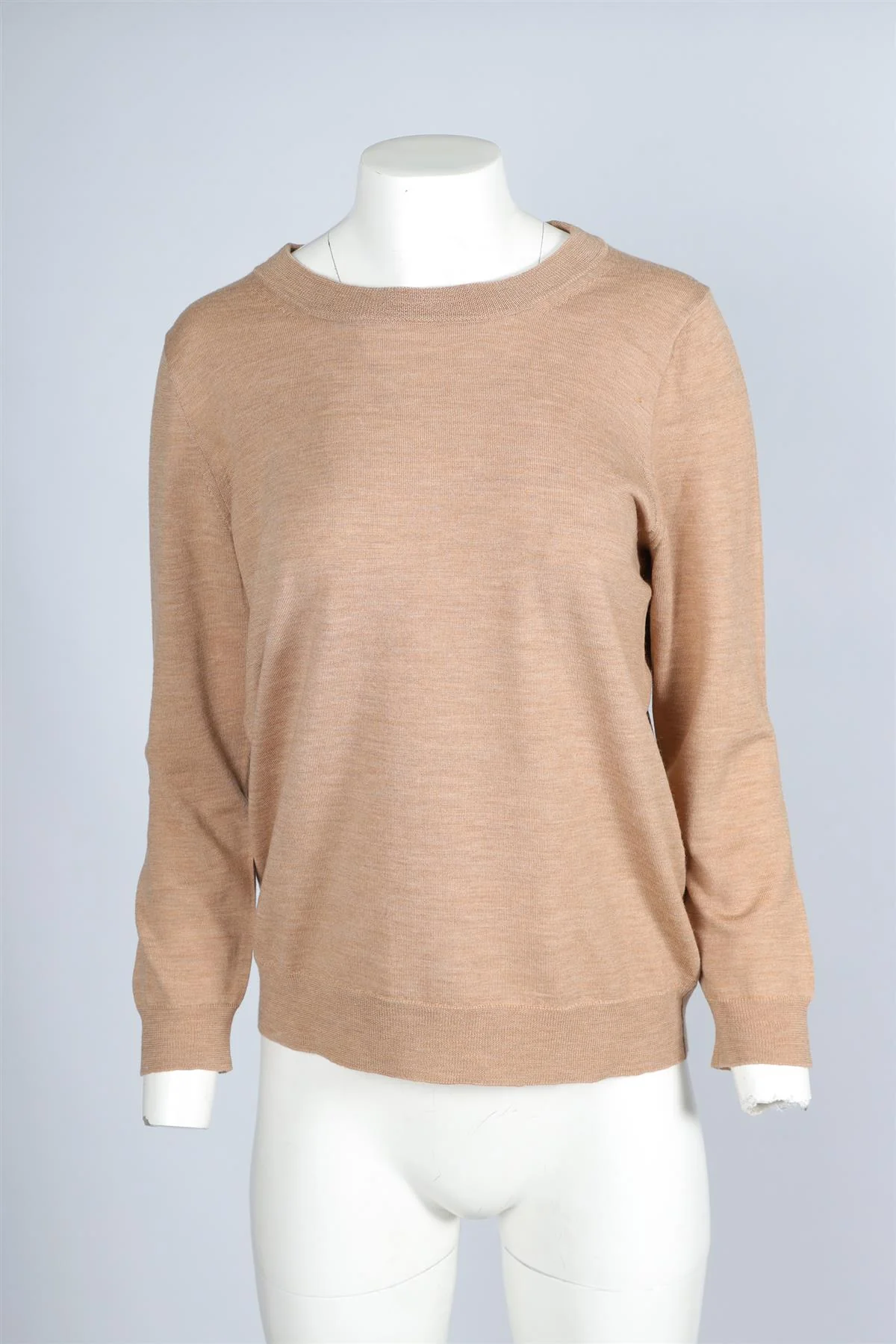 J. CREW TAN WOOL SWEATER LARGE - Image 2