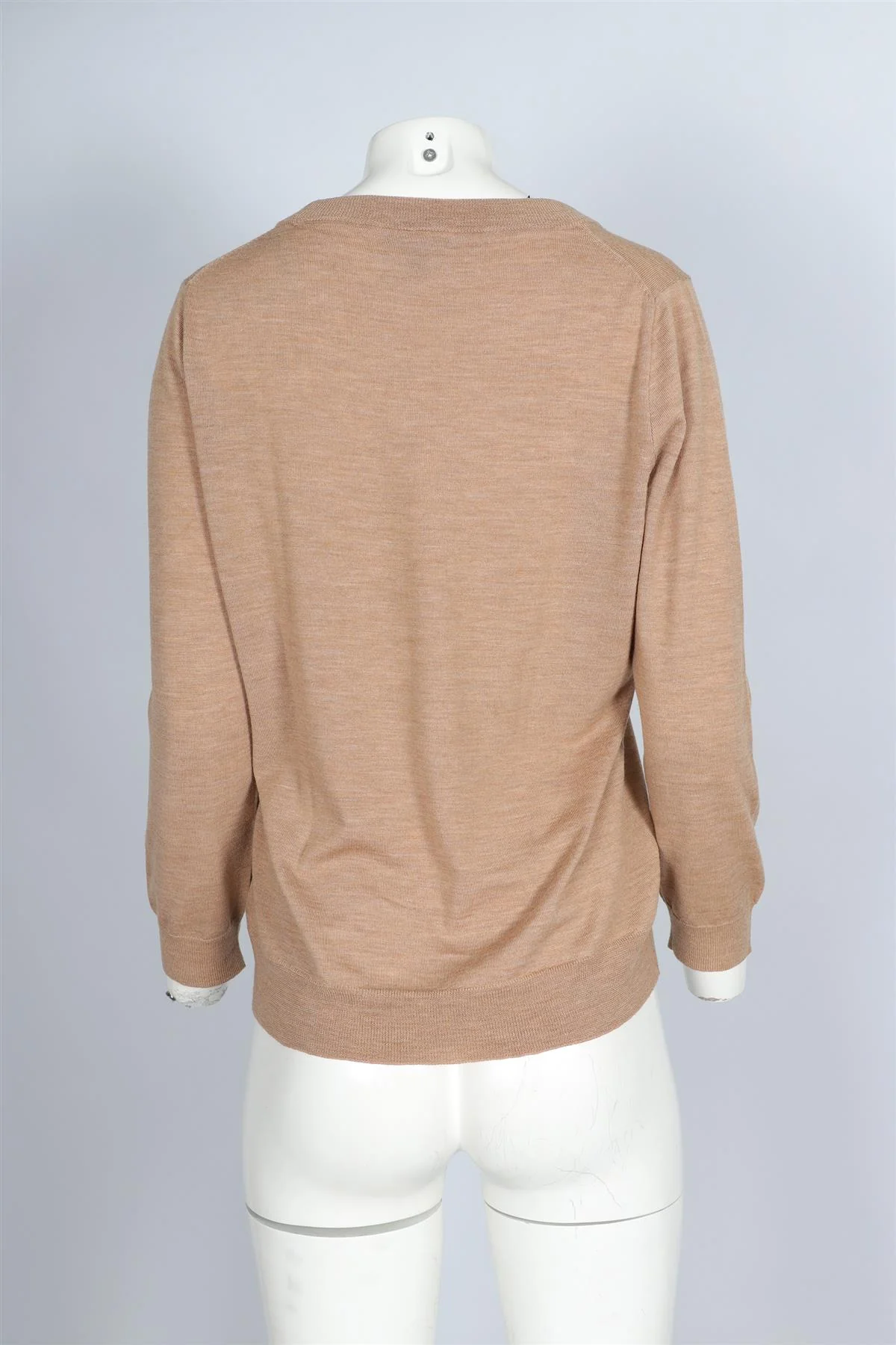 J. CREW TAN WOOL SWEATER LARGE - Image 4