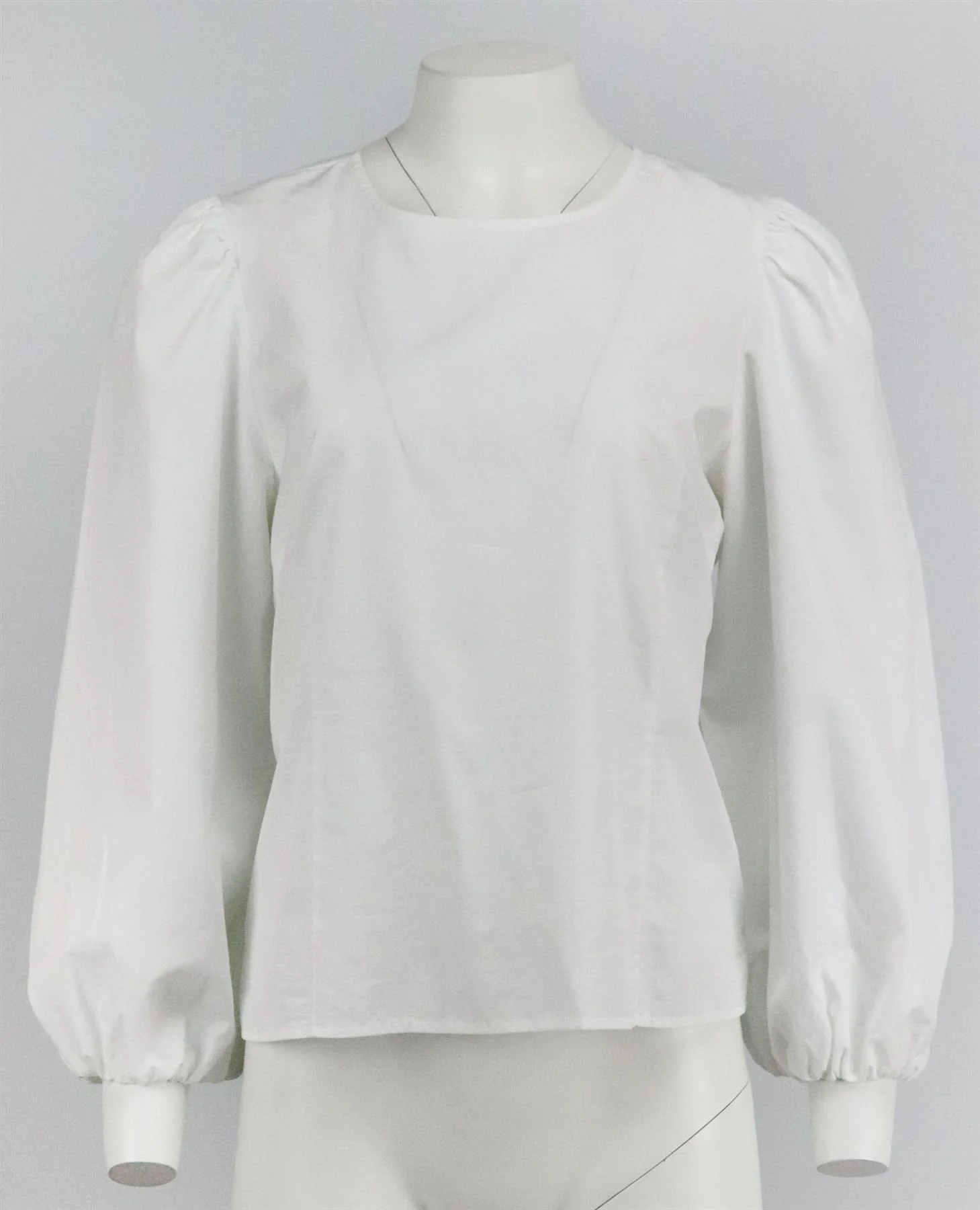 J CREW + THOMAS MASON COTTON POPLIN TOP US 14 UK 18 - Image 2