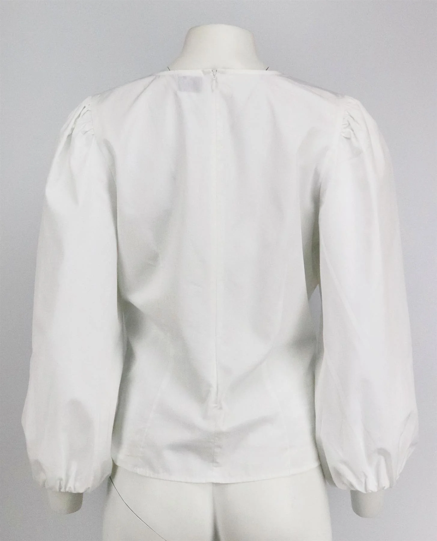 J CREW + THOMAS MASON COTTON POPLIN TOP US 14 UK 18 - Image 4