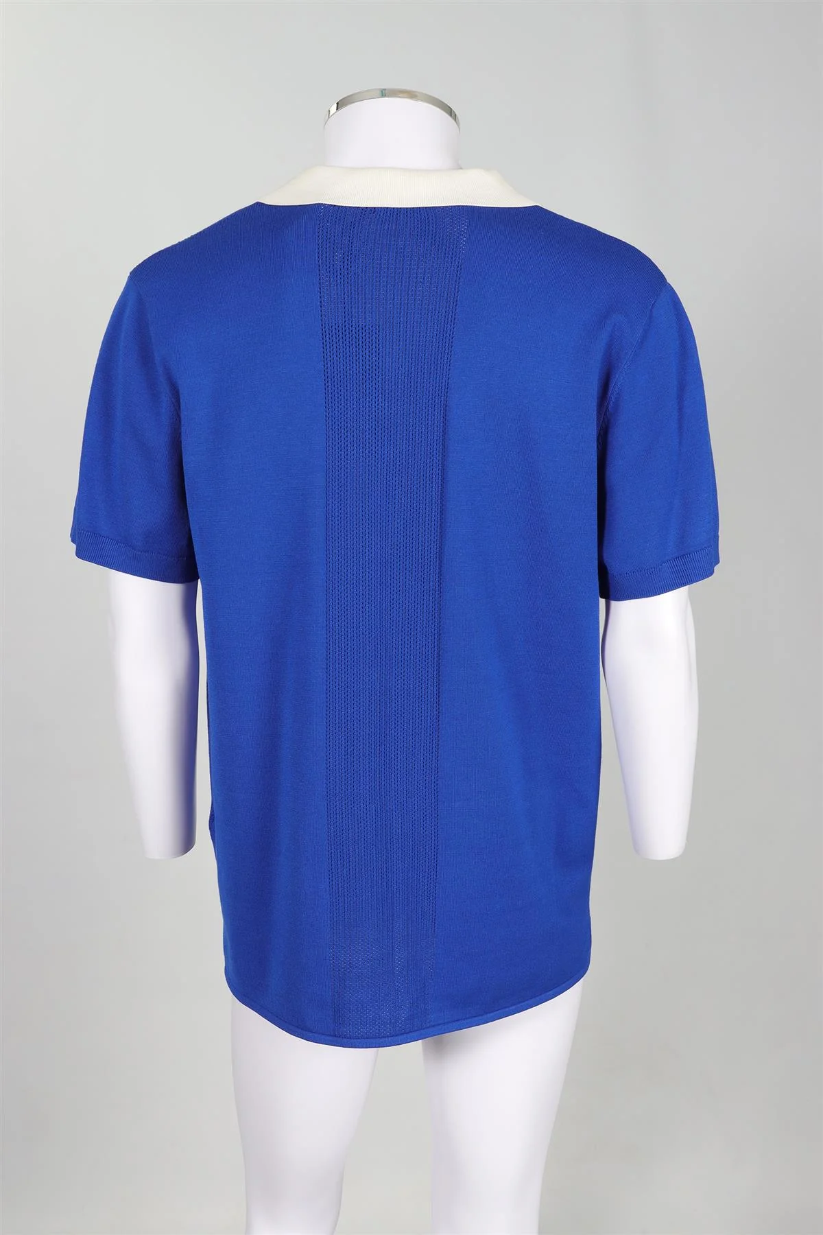 J LINDBERG BLUE MEN'S KNIT SHIRT LARGE - Image 4