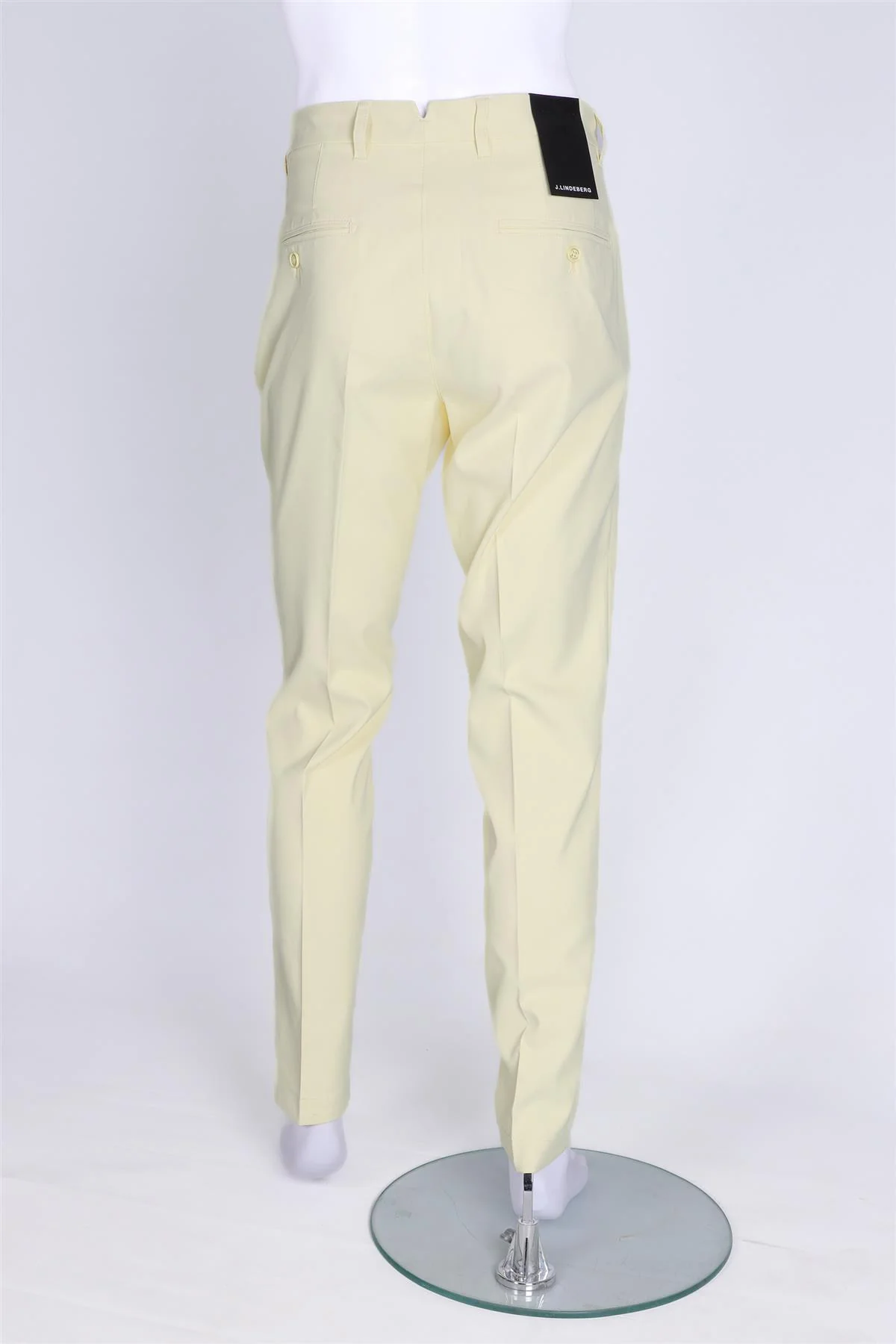 J LINDBERG YELLOW MEN'S JERSEY STRAIGHT LEG PANTS - Image 4