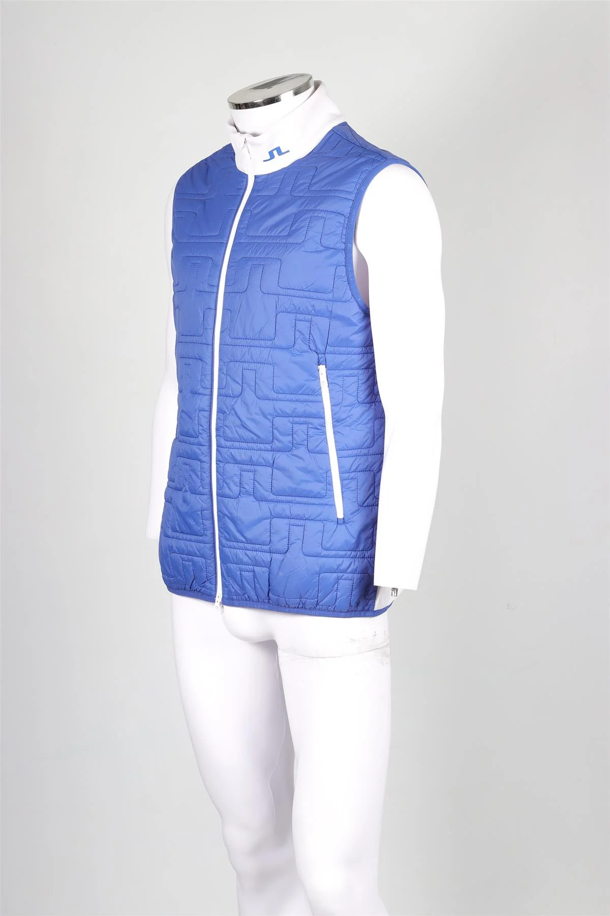 J LINDEBERG BLUE MEN'S SHELL VEST LARGE - Image 3