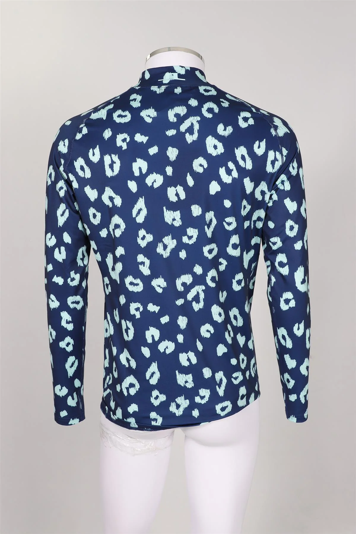 J LINDEBERG NAVY MEN'S JERSEY TOP LARGE - Image 4
