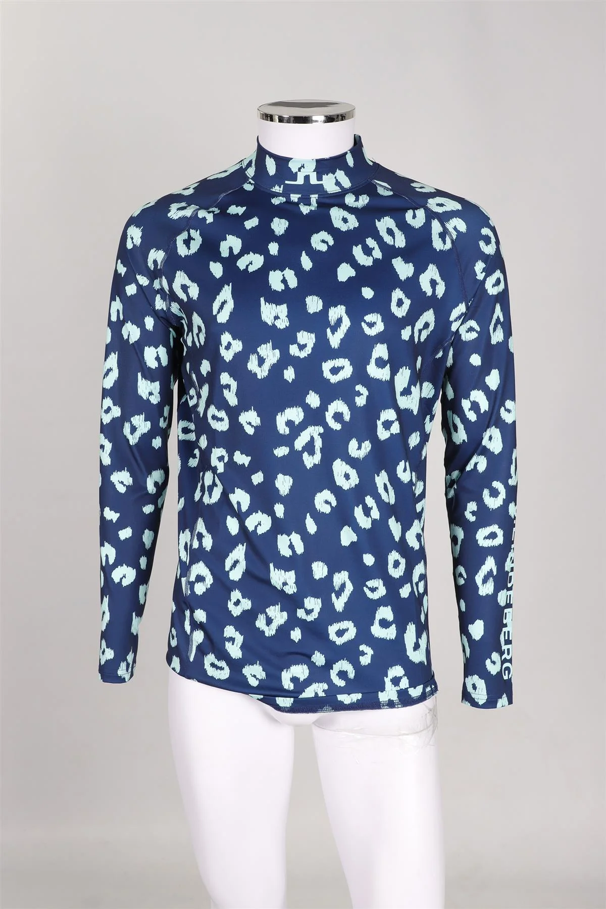 J LINDEBERG NAVY MEN'S JERSEY TOP LARGE - Image 6