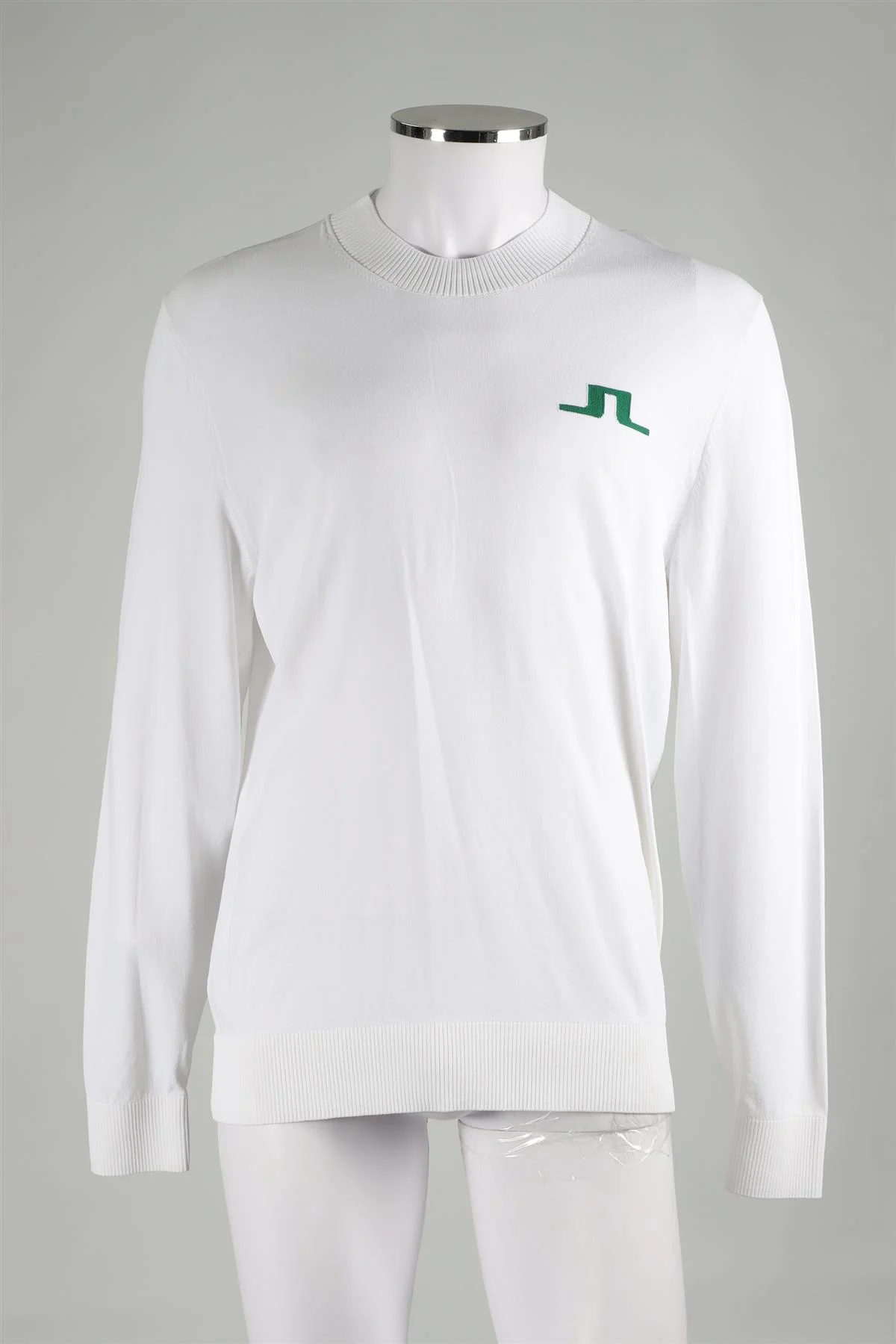 J LINDEBERG WHITE MEN'S KNIT TOP XLARGE - Image 2
