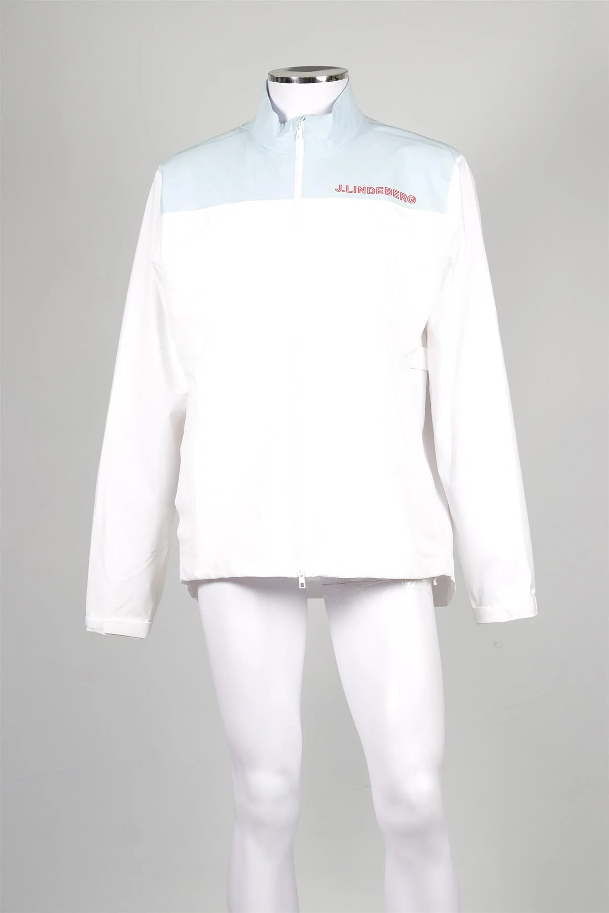 J LINDEBERG WHITE MEN'S SHELL JACKET XLARGE - Image 2