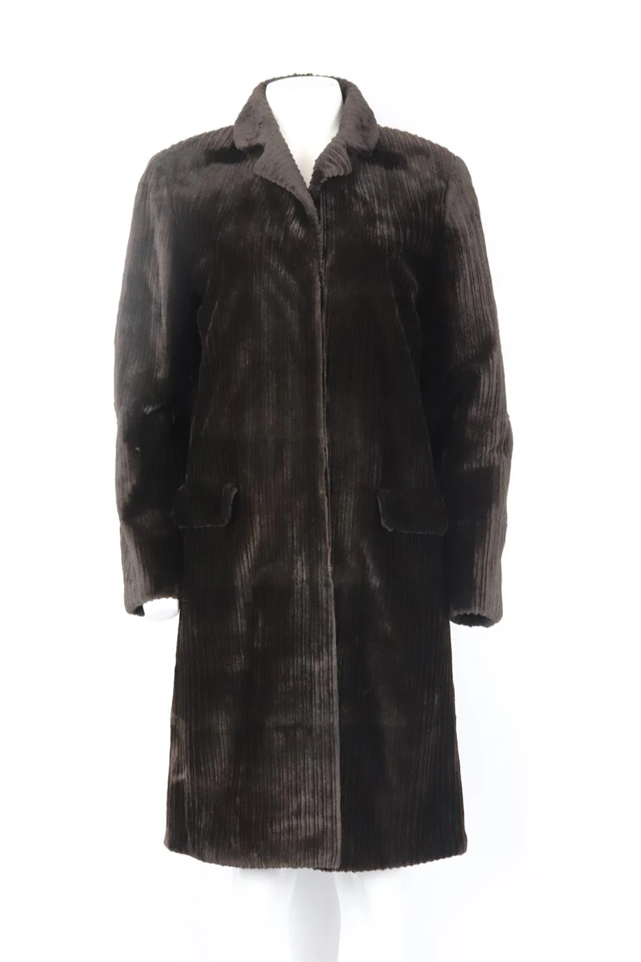 J. MENDEL SHEARED MINK FUR COAT US 8 UK 12 - Image 2