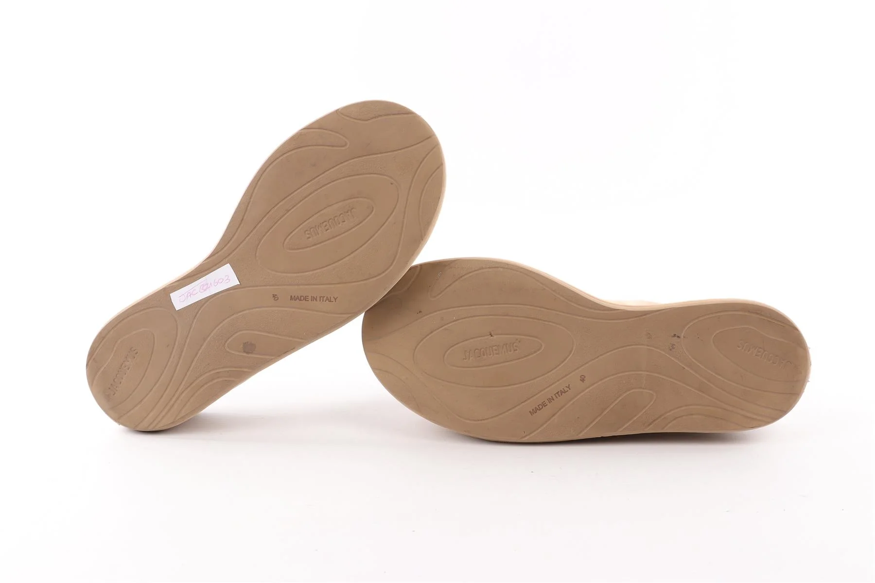 JACQUEMUS BEIGE SUEDE MULES EU 40 UK 7 US 10 - Image 6