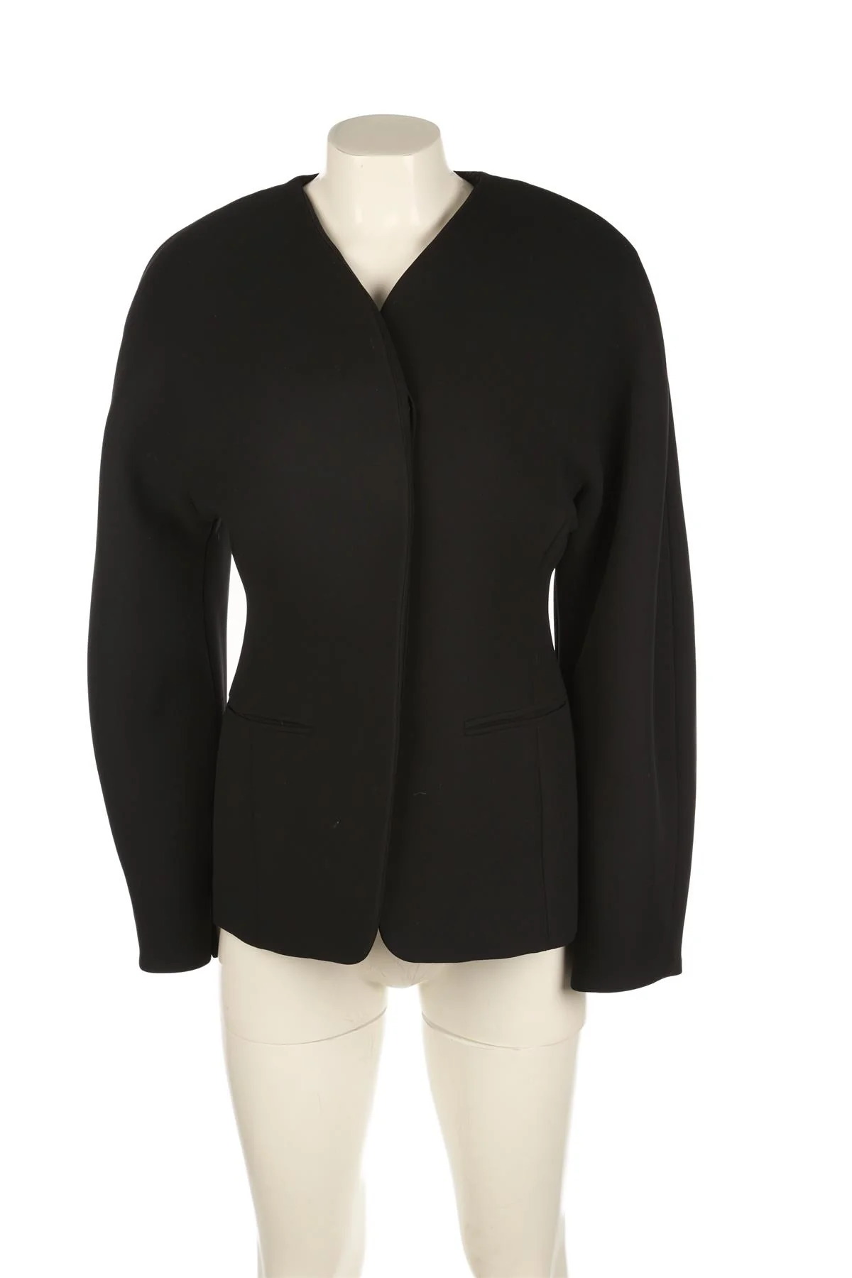 JACQUEMUS BLACK CREPE JACKET FR 36 UK 8 - Image 2
