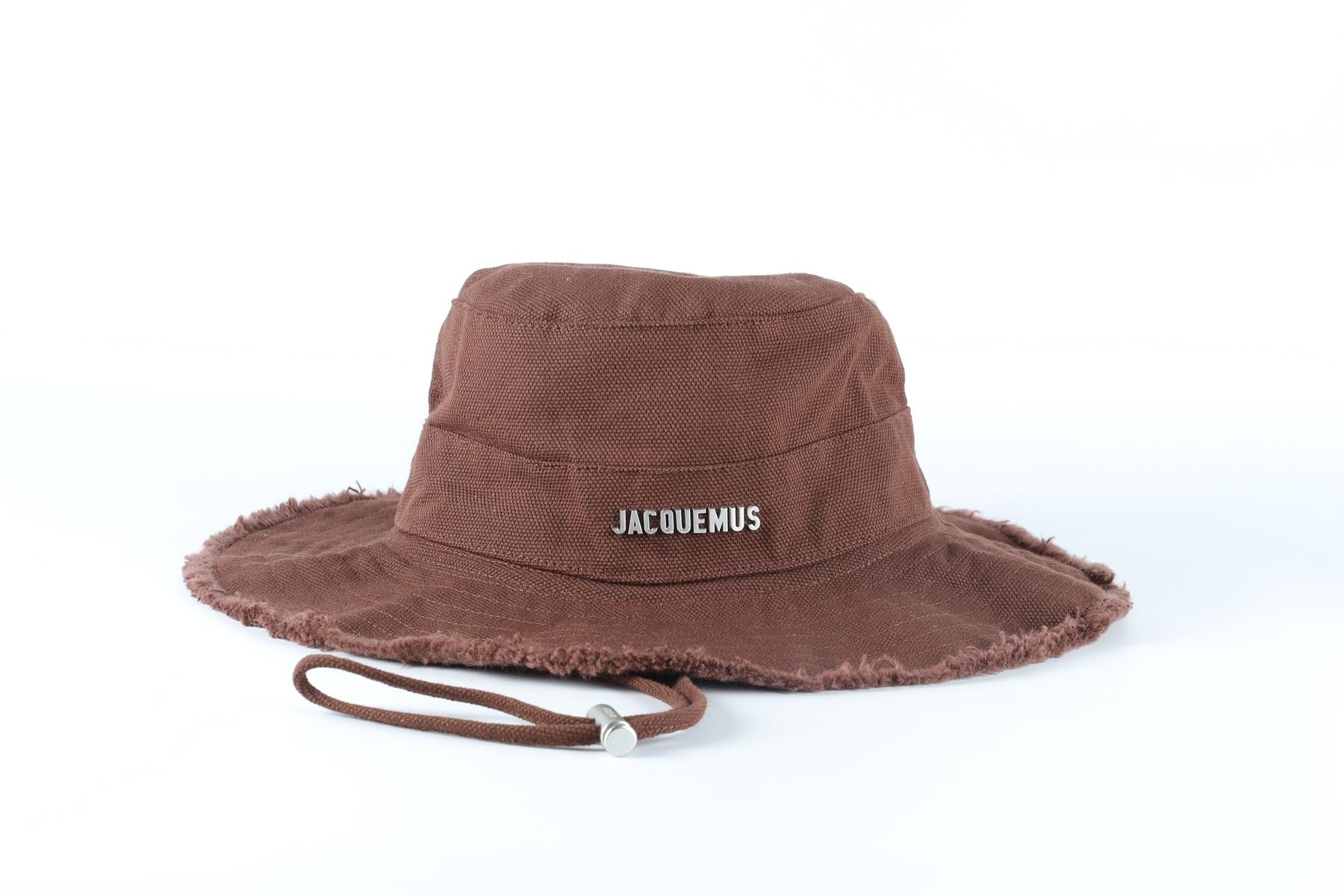 JACQUEMUS BROWN COTTON BUCKET HAT - Image 3