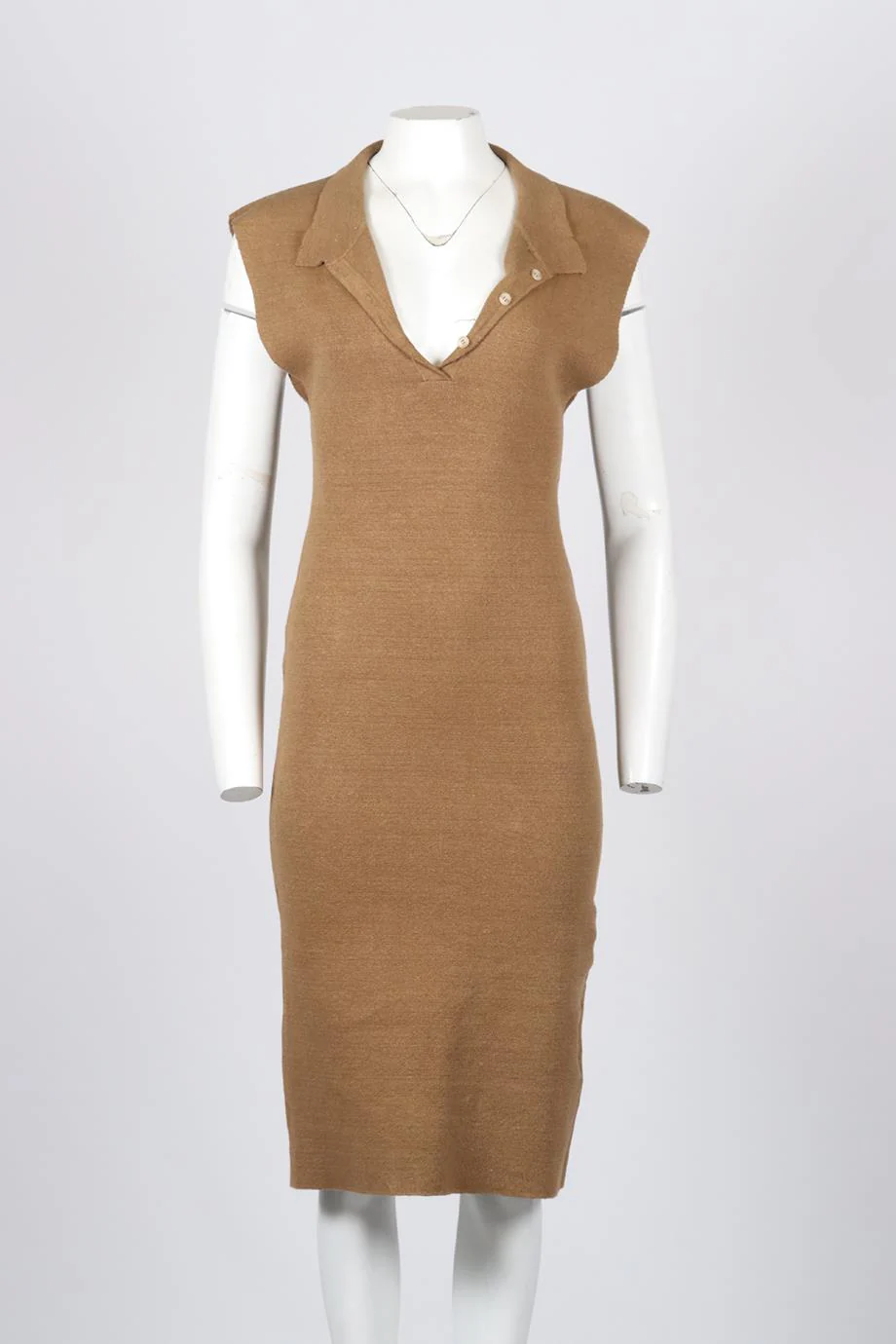 JACQUEMUS LINEN MIDI DRESS FR 40 UK 12 - Image 2