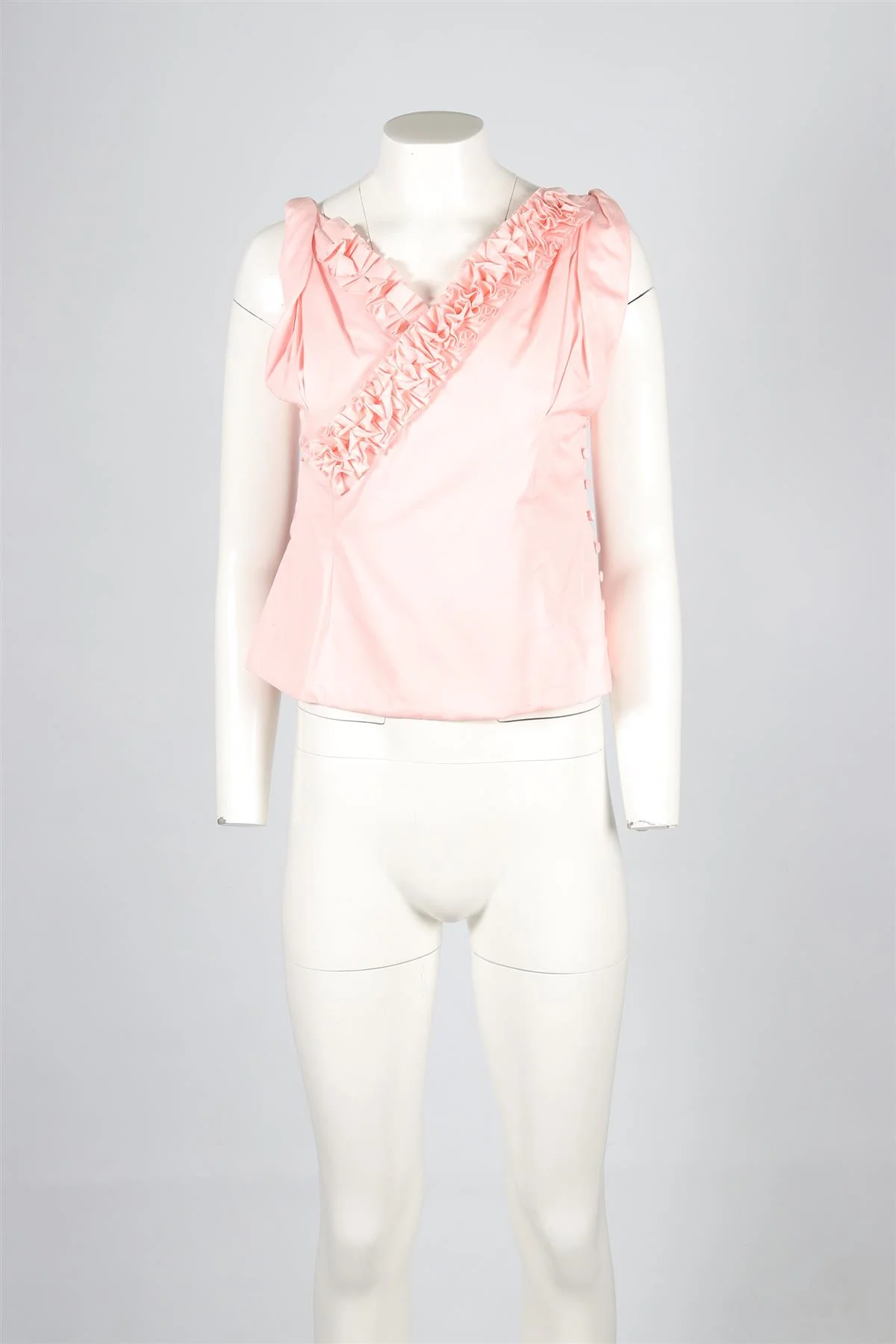 JACQUEMUS PINK COTTON TOP FR 40 UK 12 - Image 2