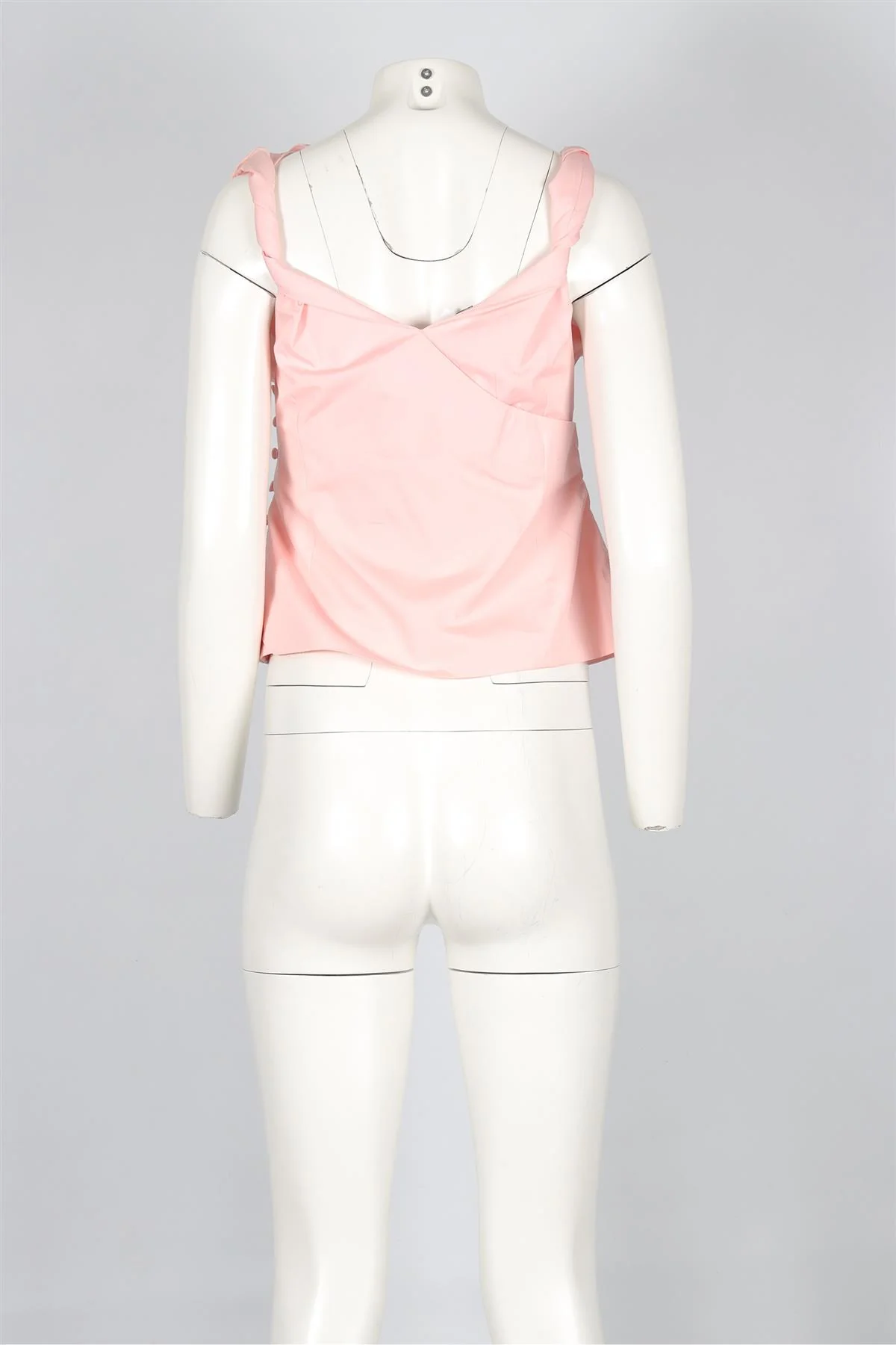 JACQUEMUS PINK COTTON TOP FR 40 UK 12 - Image 4