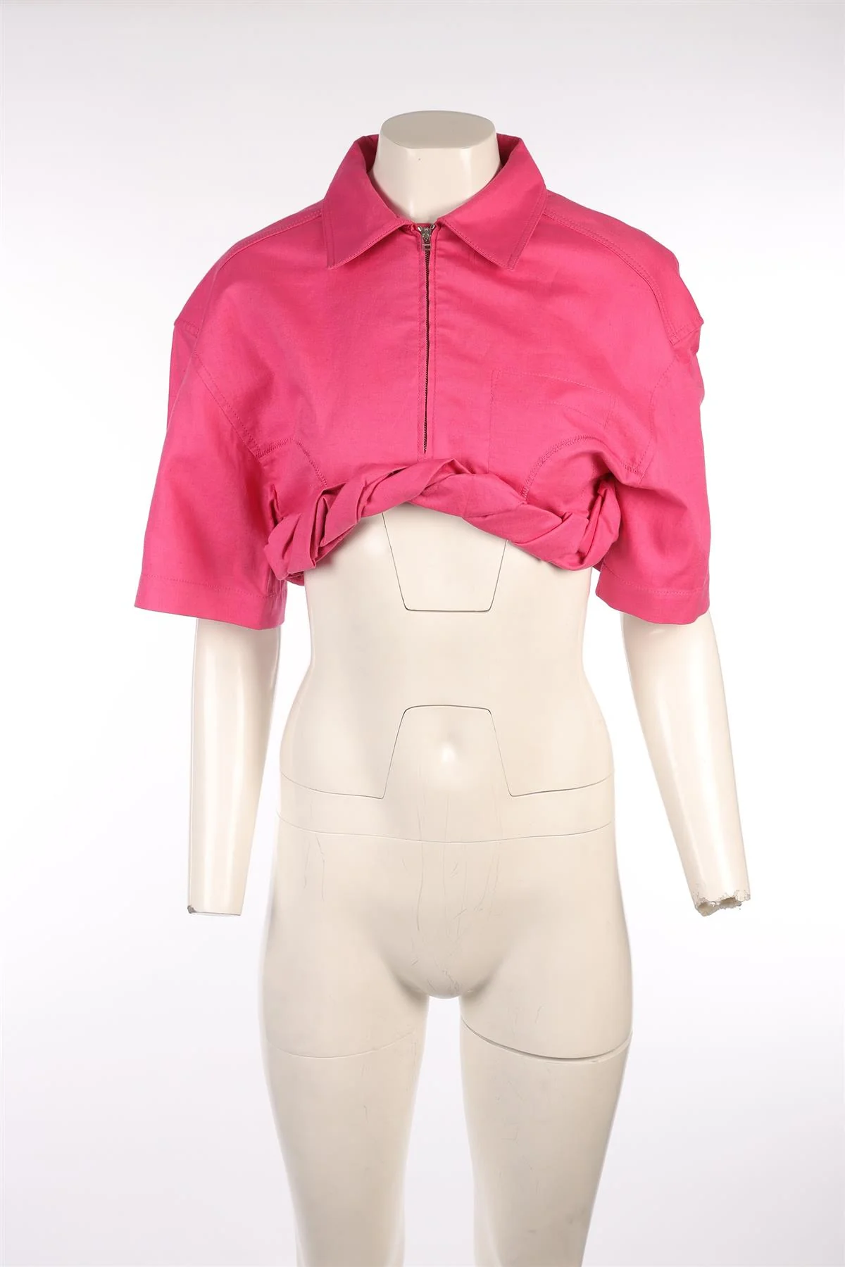 JACQUEMUS PINK COTTON TOP FR 40 UK 12 - Image 2