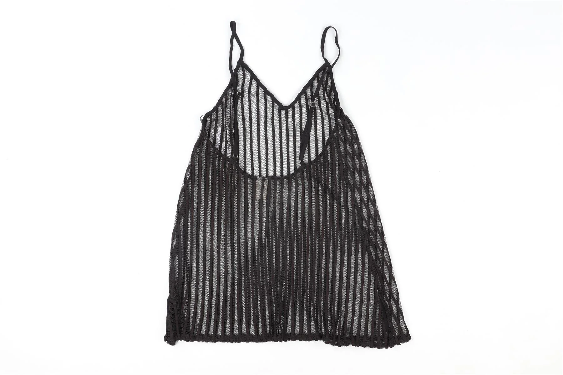 JADE SWIM BLACK CROCHET TOP UK 6 - Image 4