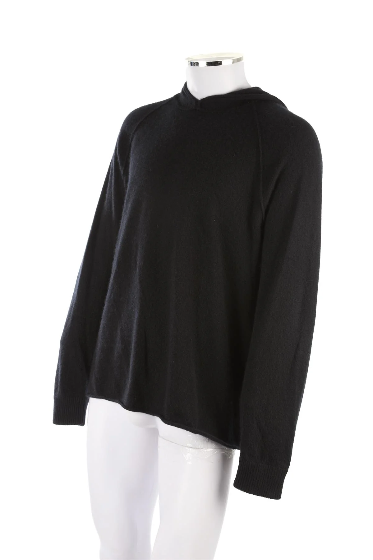 JAMES PERSE BLACK MEN'S CASHMERE HOODIE LARGE - Image 3