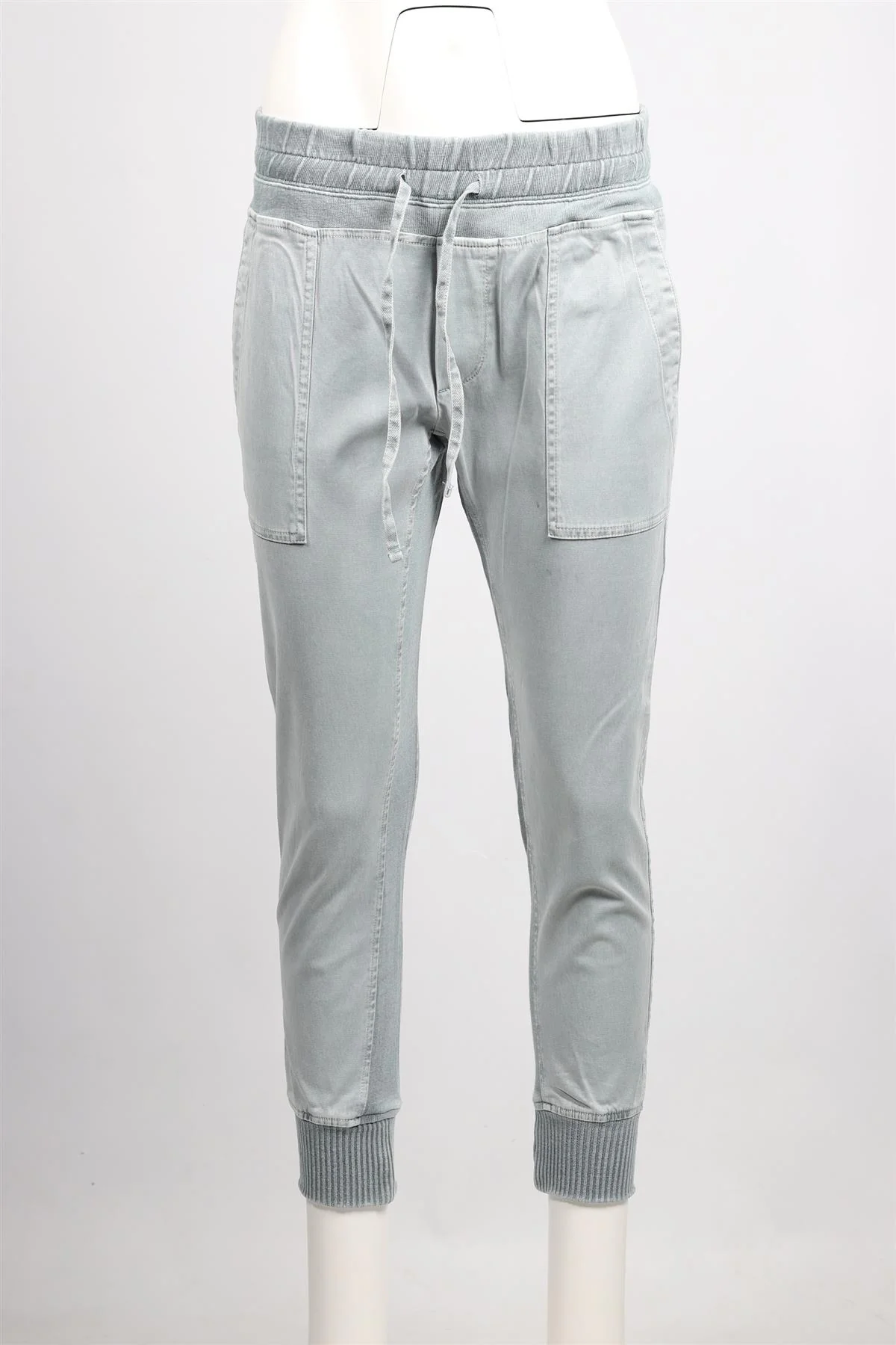 JAMES PERSE BLUE COTTON TAPERED PANTS SMALL - Image 2