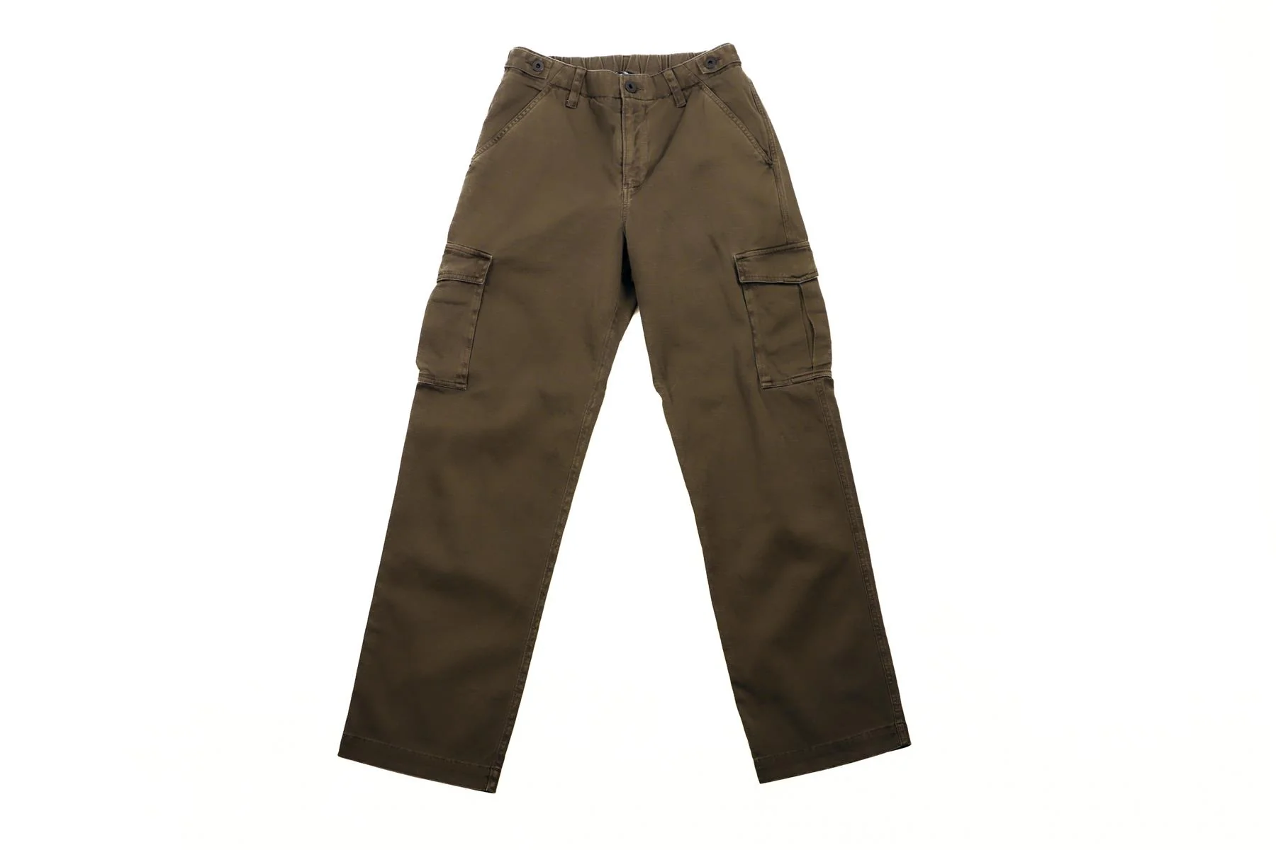 JAMES PERSE GREEN COTTON STRAIGHT LEG PANTS UK 8 - Image 2