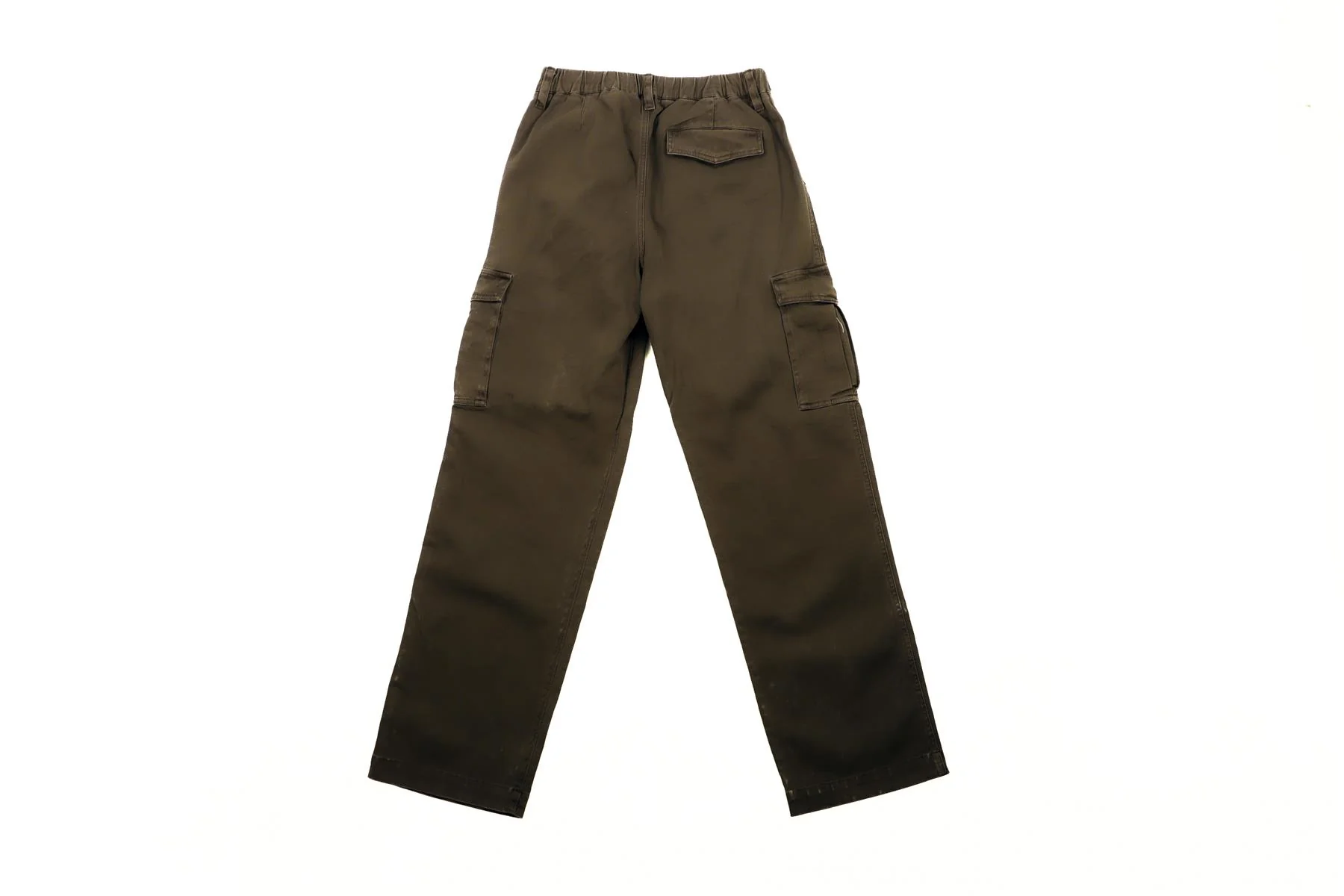 JAMES PERSE GREEN COTTON STRAIGHT LEG PANTS UK 8 - Image 4