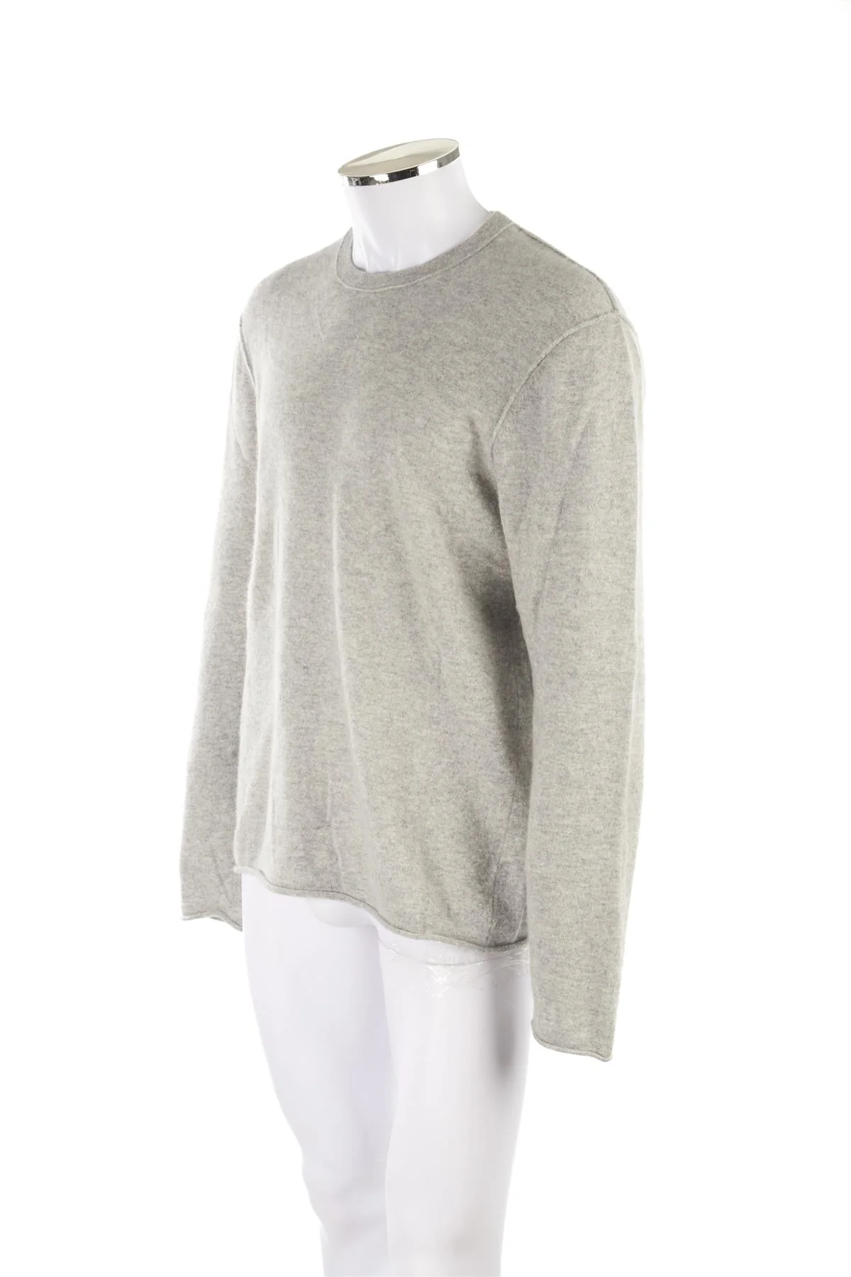 JAMES PERSE GREY MEN'S CASHMERE SWEATER LARGE - Image 3