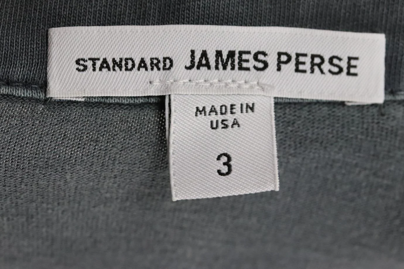 JAMES PERSE MEN'S COTTON POLO SHIRT LARGE - Image 4