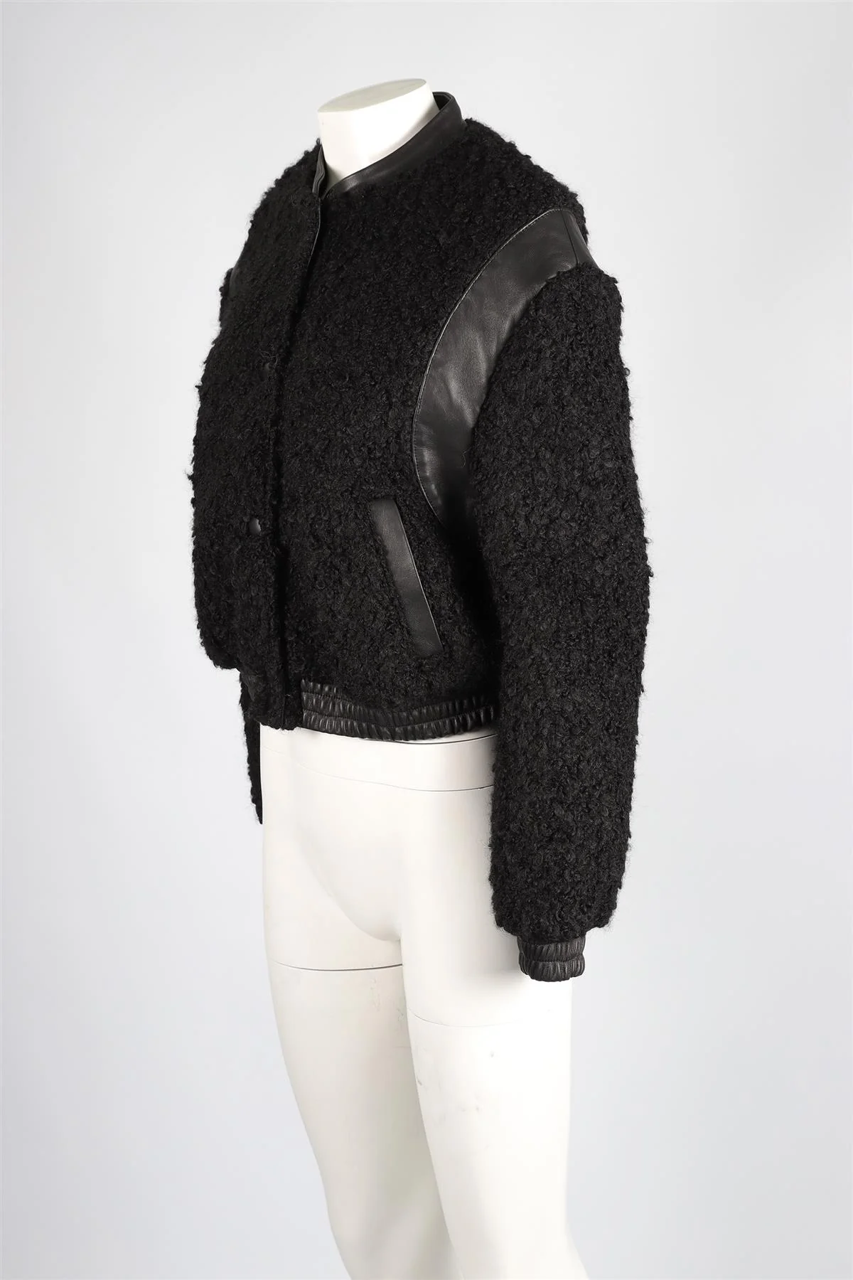 JANE AND TASH BLACK WOOL JACKET SMALL-MEDIUM - Image 3