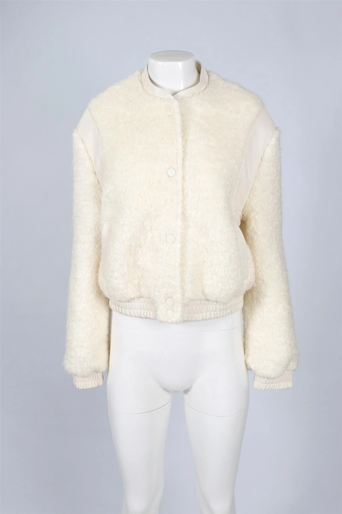 JANE AND TASH WHITE WOOL JACKET SMALL-MEDIUM - Image 2