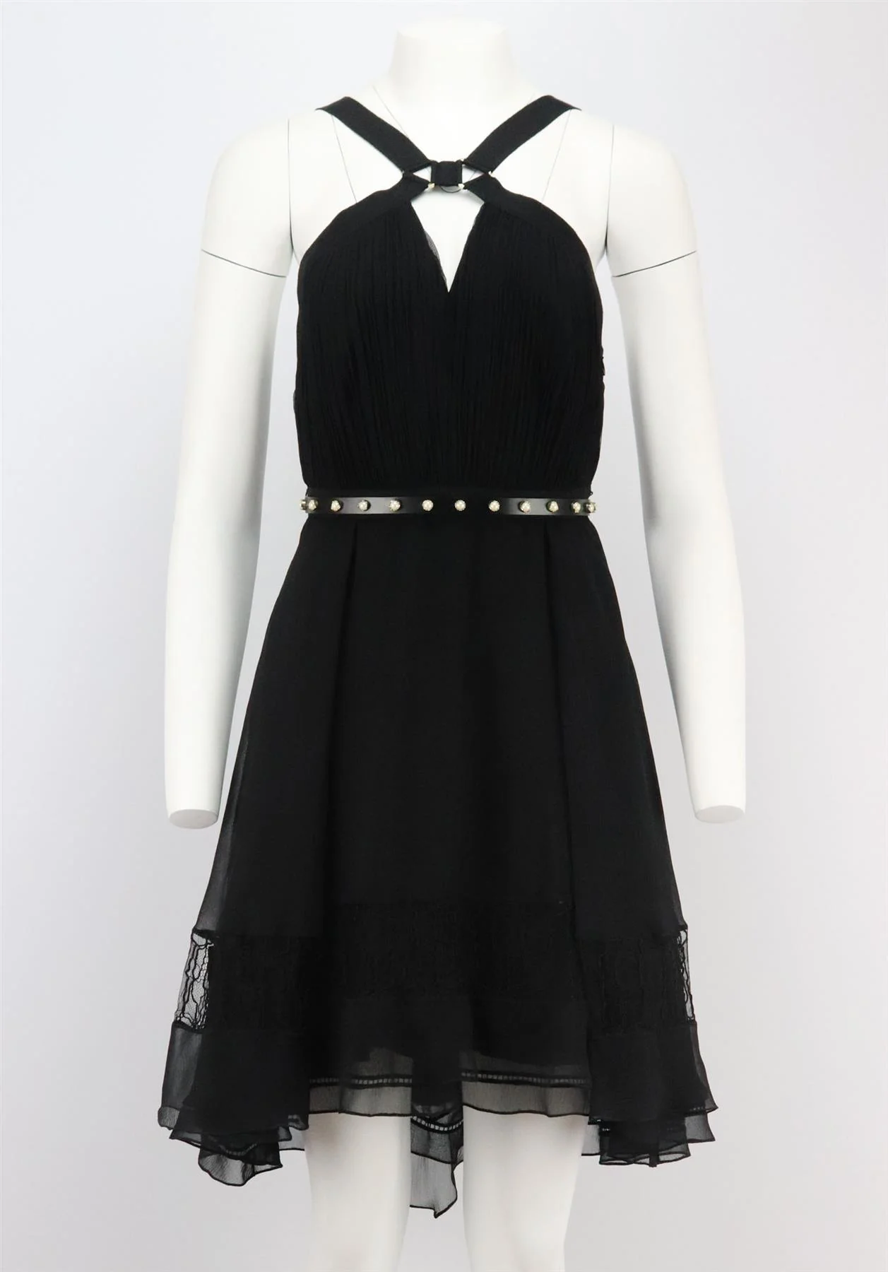 JASON WU COLLECTION PLISSE SILK CHIFFON DRESS US 6 UK 10 - Image 2
