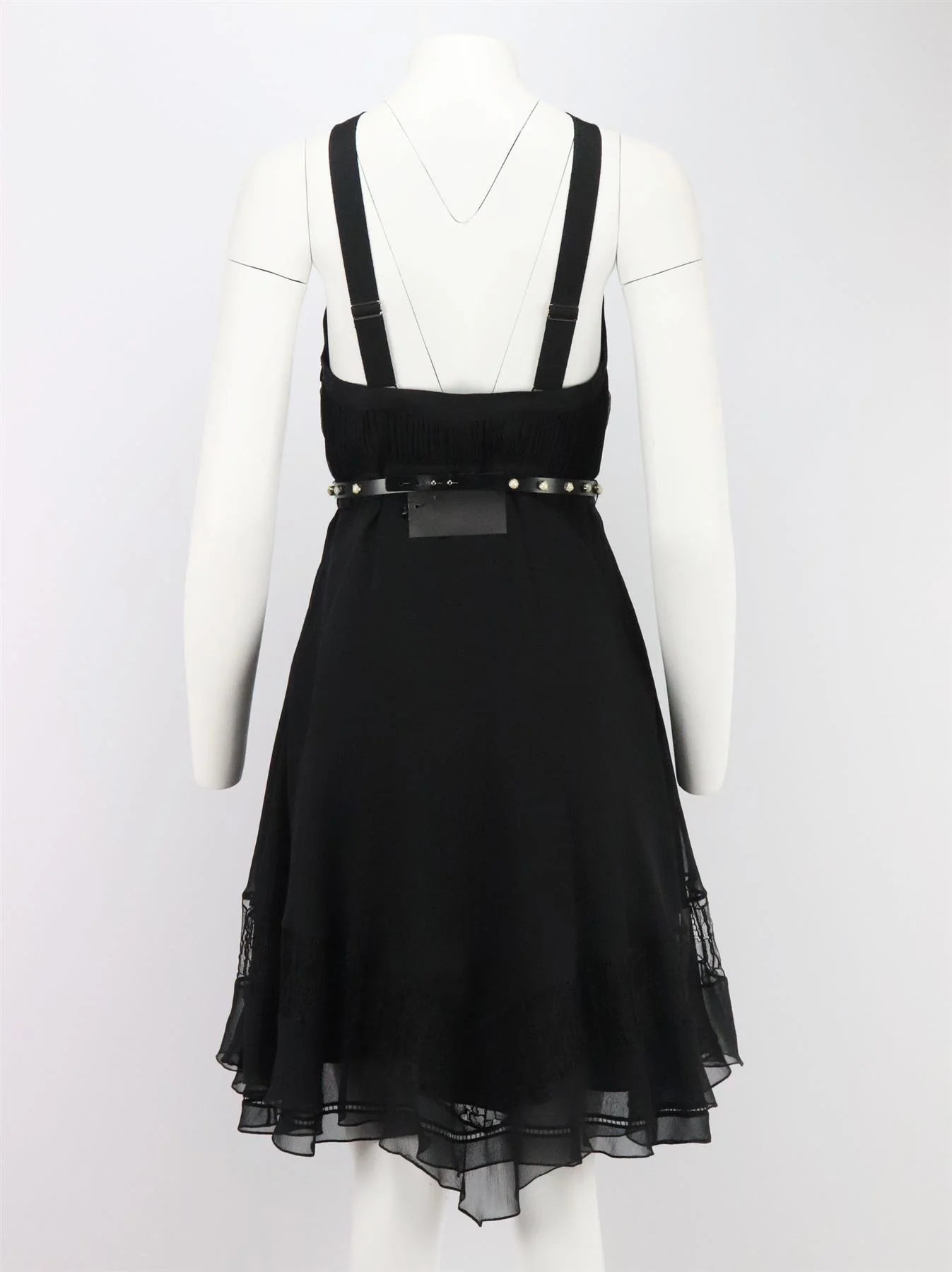 JASON WU COLLECTION PLISSE SILK CHIFFON DRESS US 6 UK 10 - Image 4
