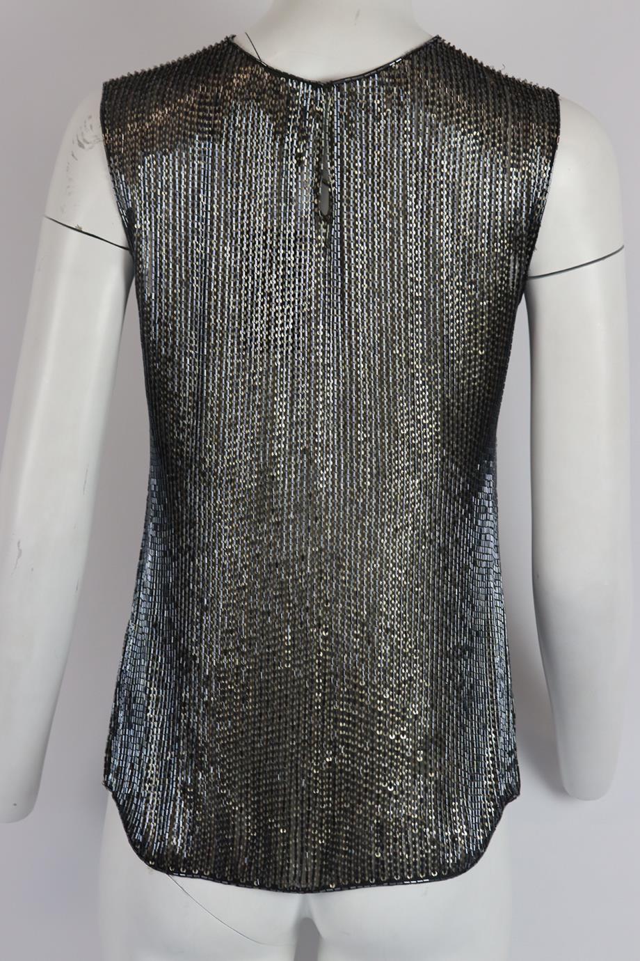 JASON WU EMBELLISHED SILK TOP US 4 UK 8 - Image 4