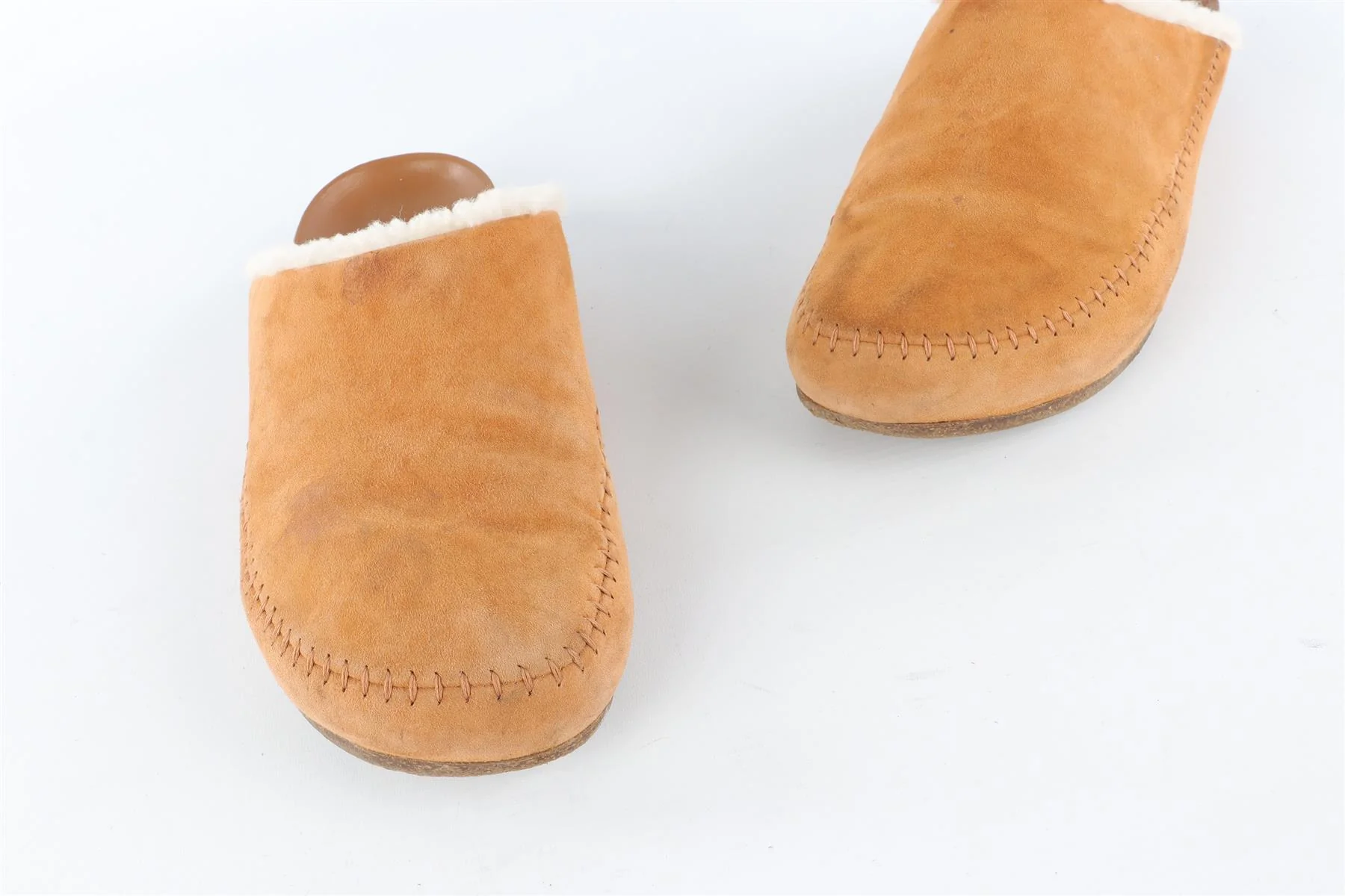 JENNA KAYNE TAN SUEDE MULES EU 39 UK 6 US 9 - Image 4