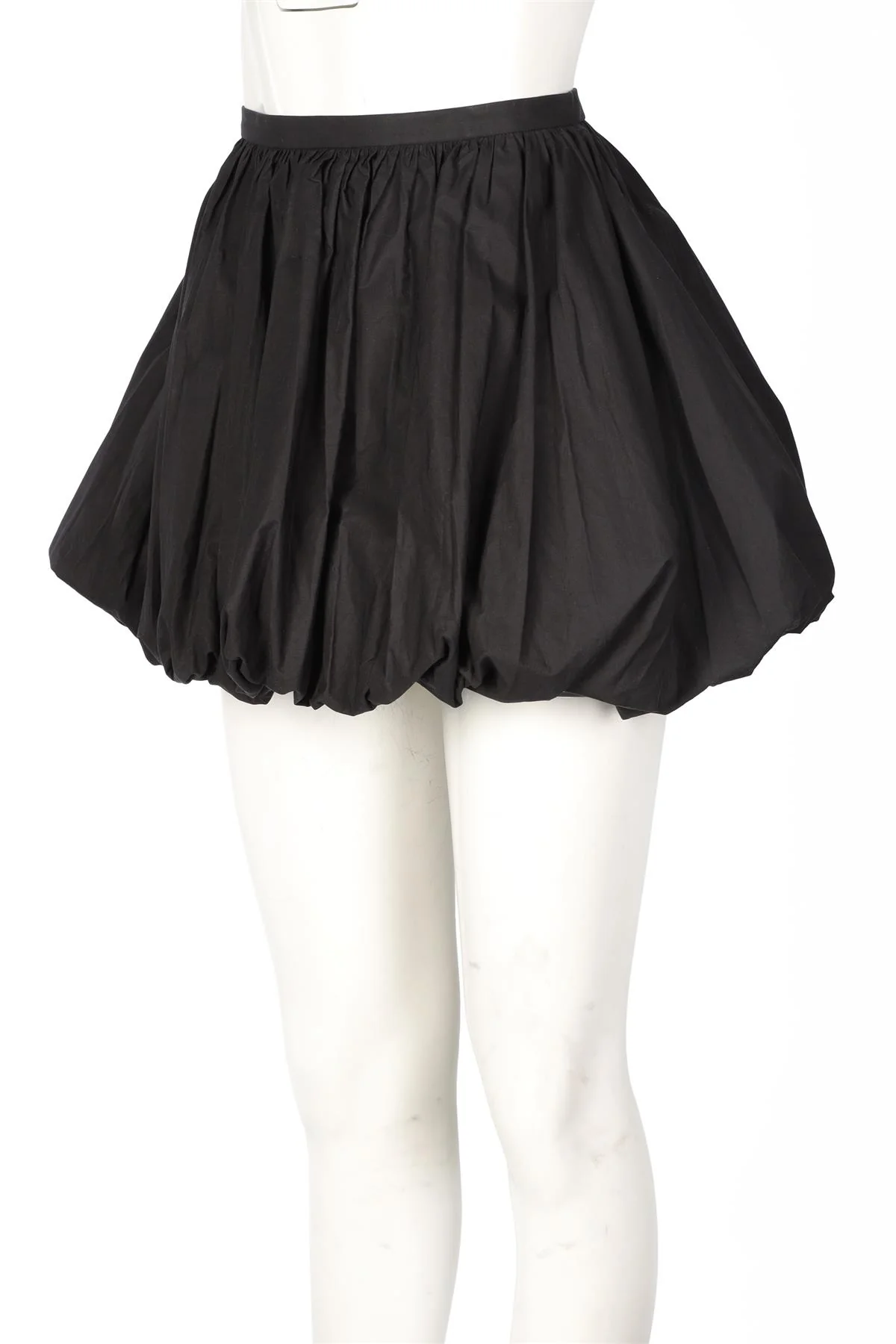 JIL SANDER BLACK COTTON MINI SKIRT FR 34 UK 6 - Image 4
