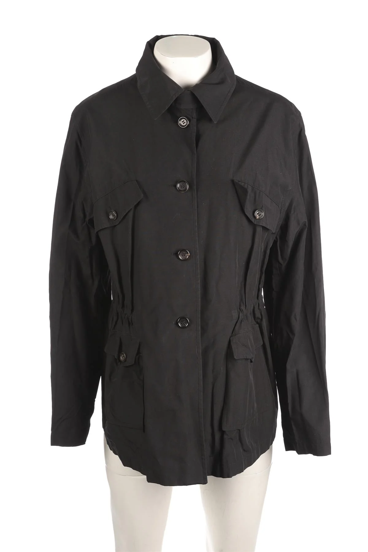 JIL SANDER BLACK WOVEN JACKET DE 38 UK 10 - Image 2